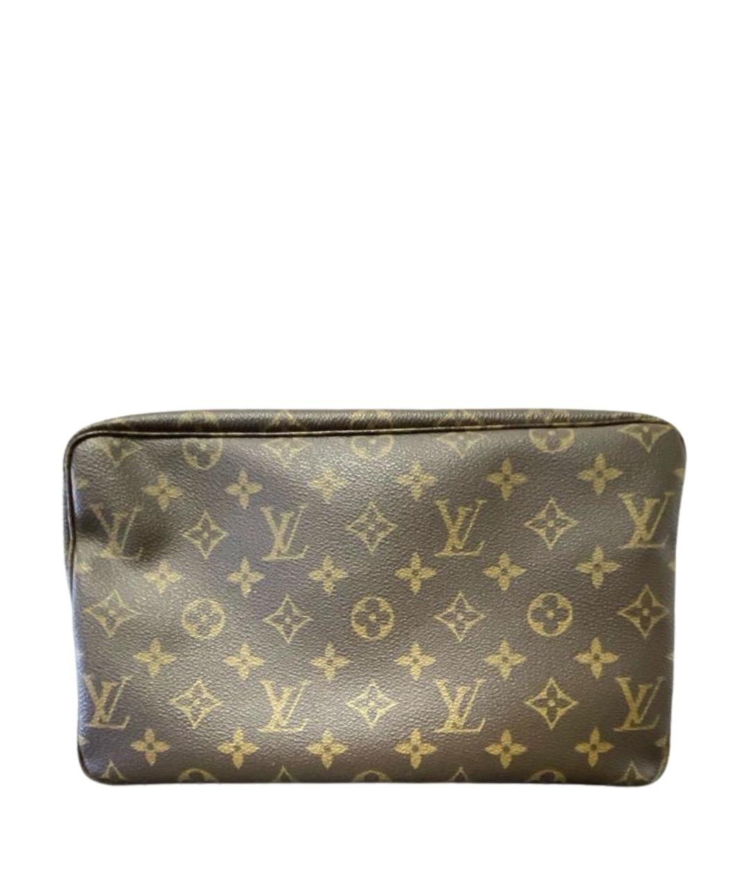 LOUIS VUITTON Коричневая косметичка, фото 1