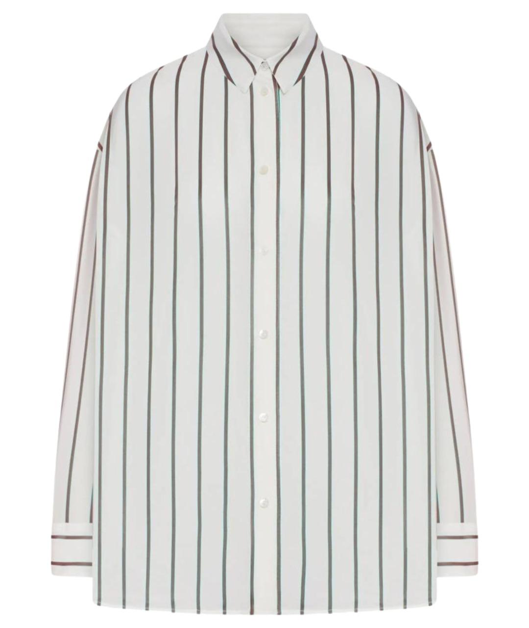 GUCCI Белая шелковая рубашка, фото 1