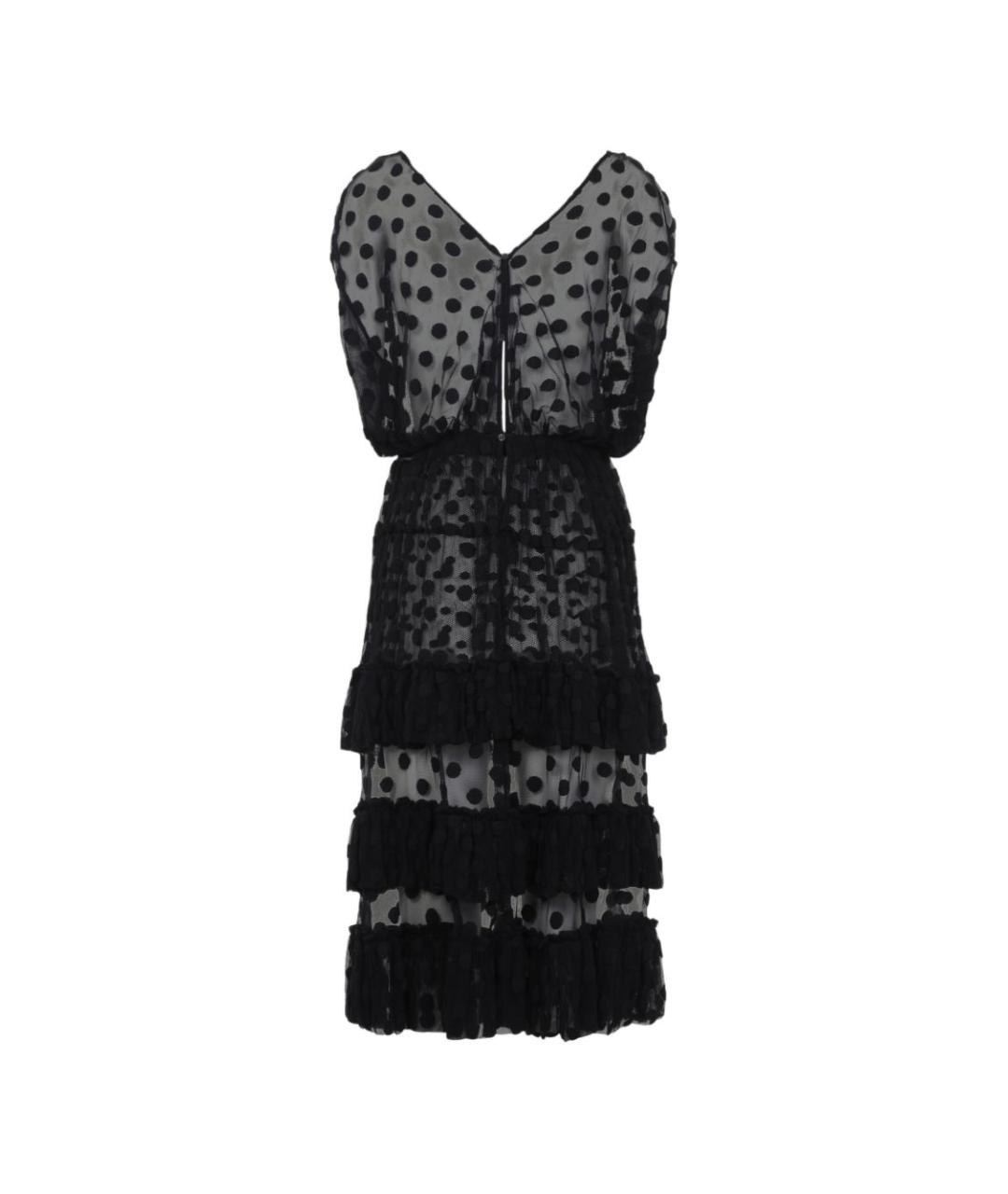 DRIES VAN NOTEN Черное хлопковое повседневное платье, фото 3