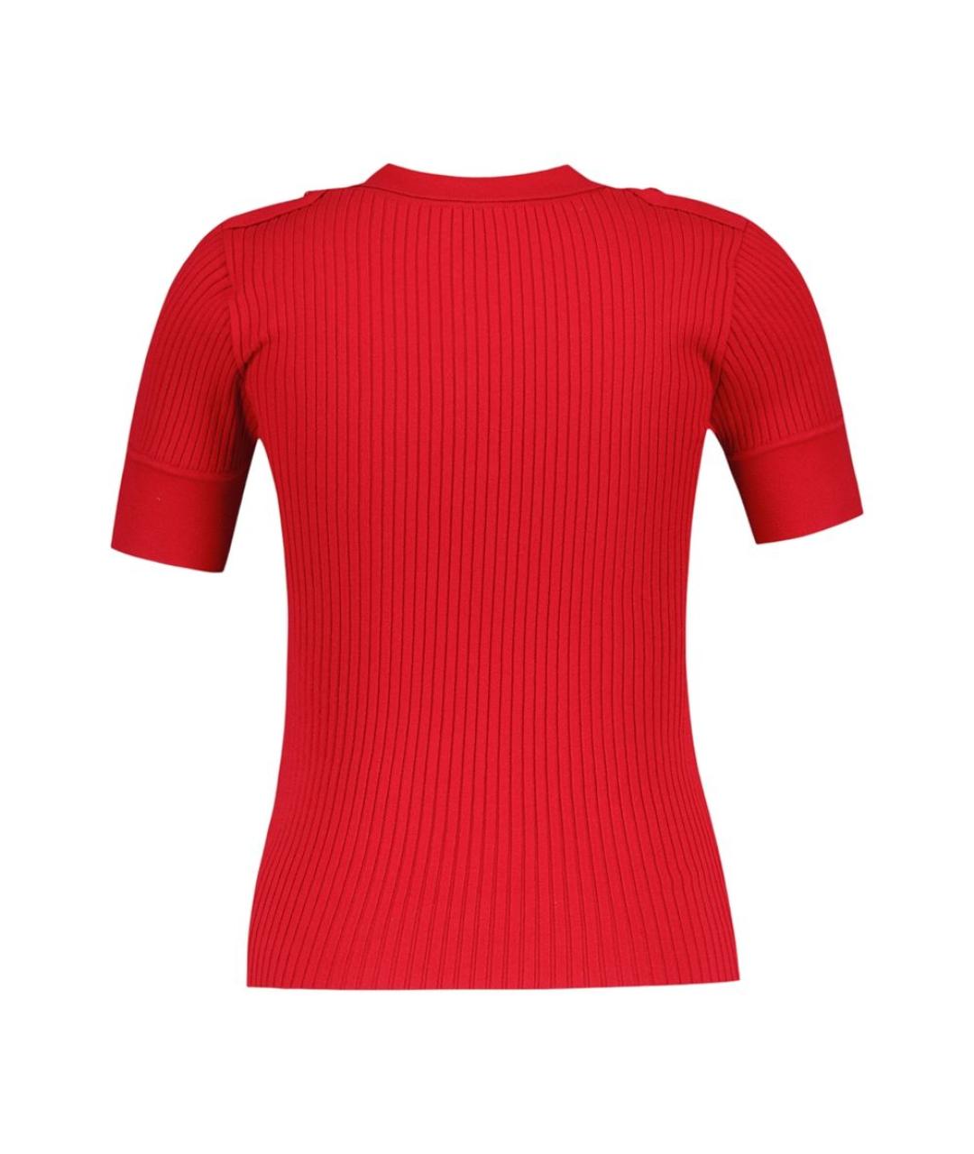 COURREGES Красная хлопковая футболка, фото 2