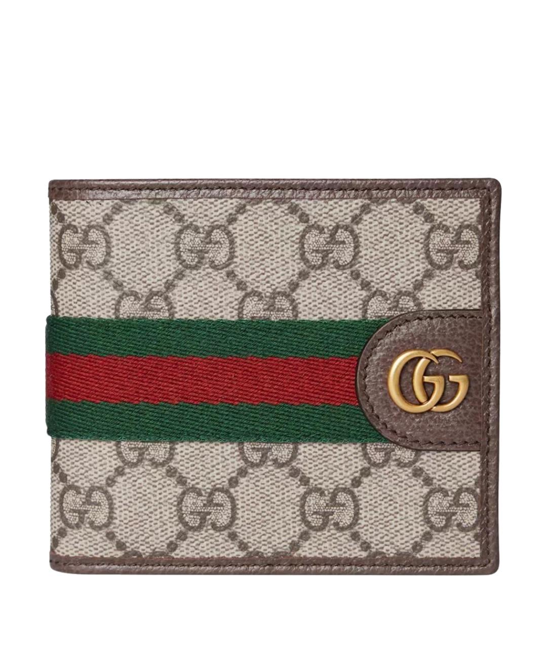 GUCCI Коричневый кошелек, фото 1