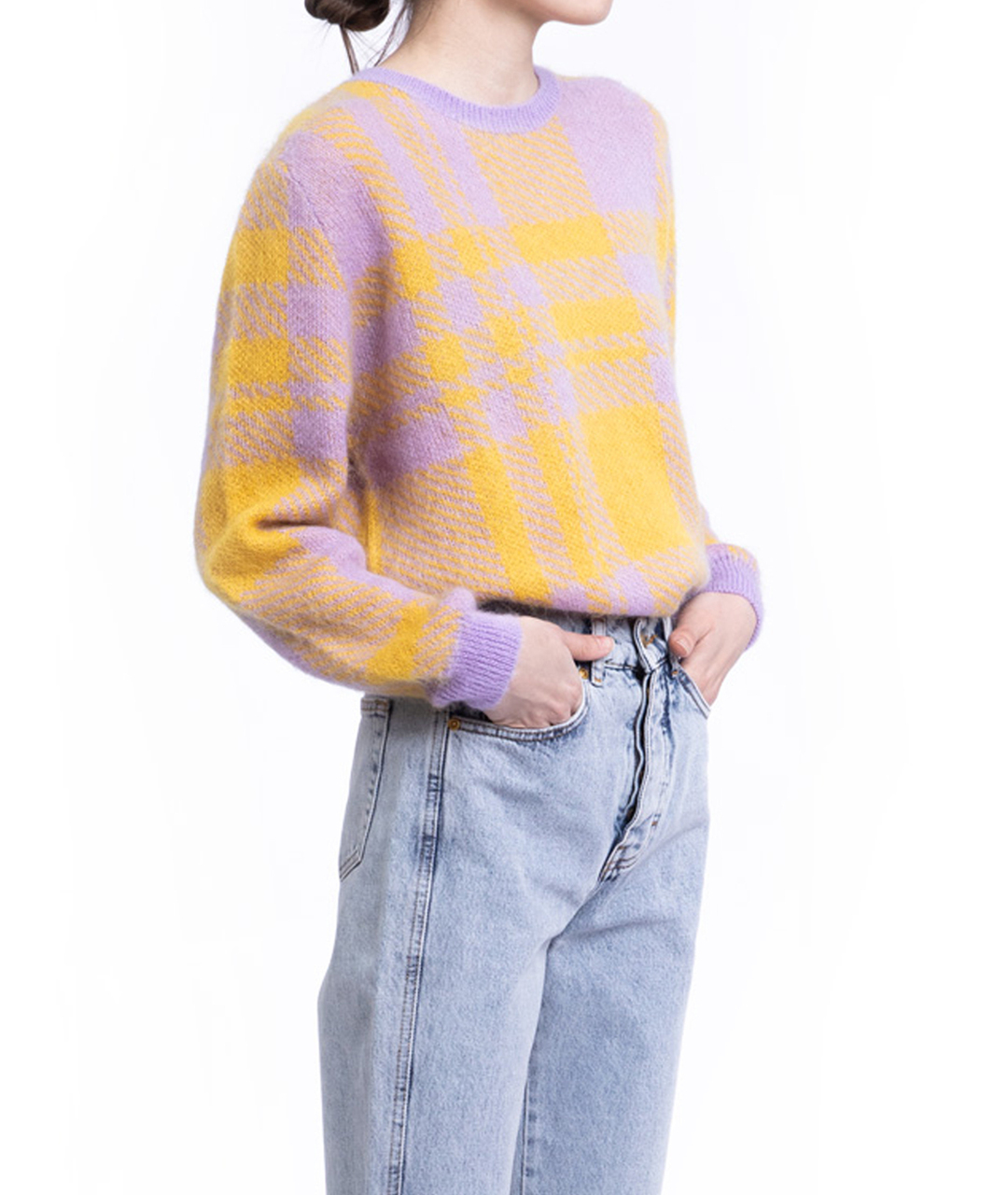 ESSENTIAL Желтый полиамидовый джемпер / свитер, фото 4