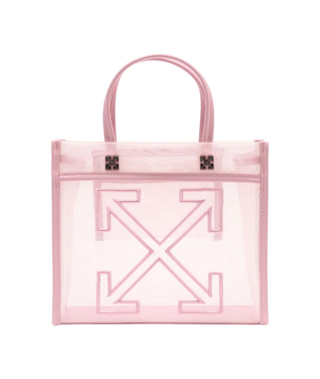 OFF-WHITE Розовая сумка тоут, фото 3