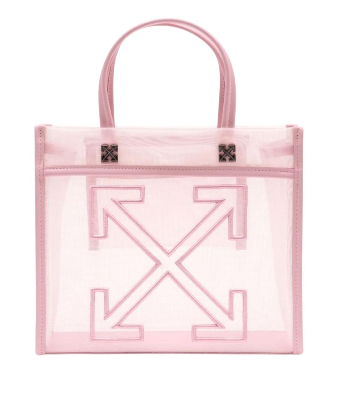 OFF-WHITE Розовая сумка тоут, фото 1