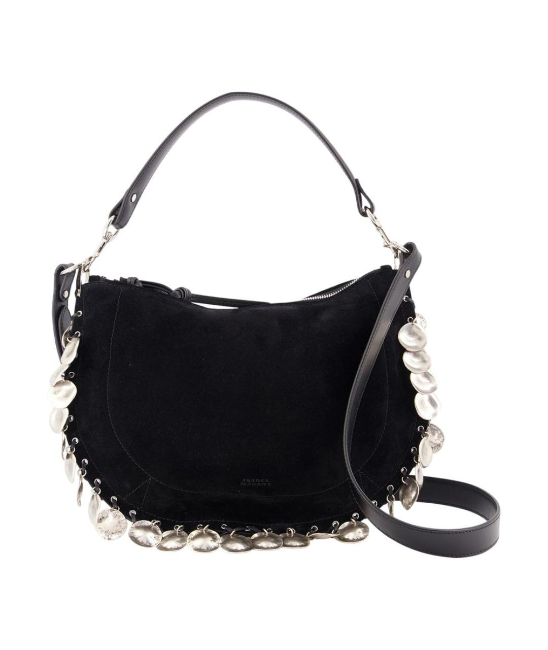 ISABEL MARANT Черная кожаная сумка через плечо, фото 3