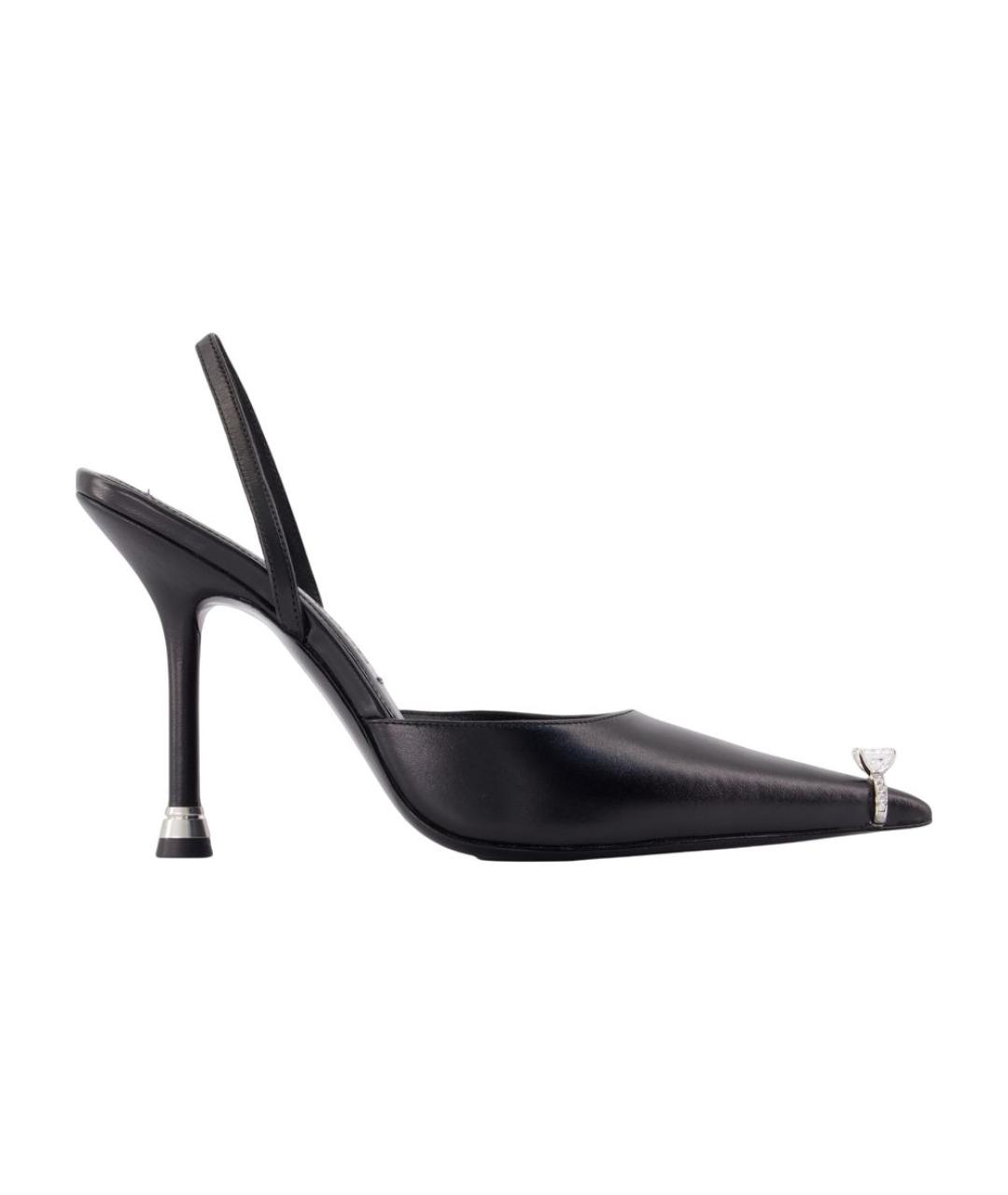 ALEXANDER WANG Черные кожаные туфли, фото 3
