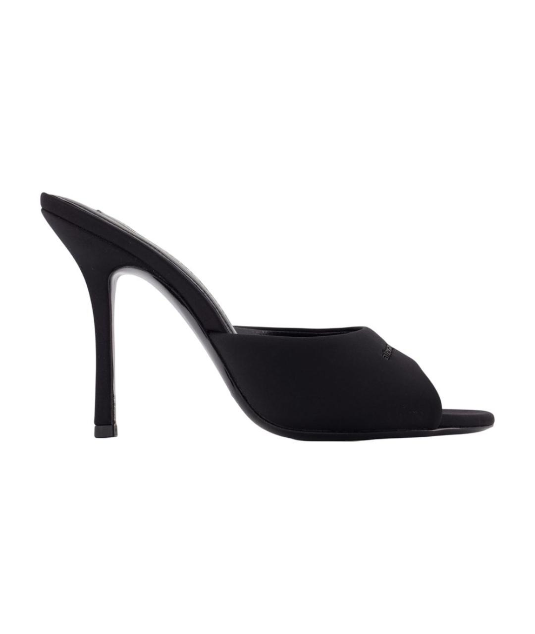 ALEXANDER WANG Черные синтетические мюли, фото 3