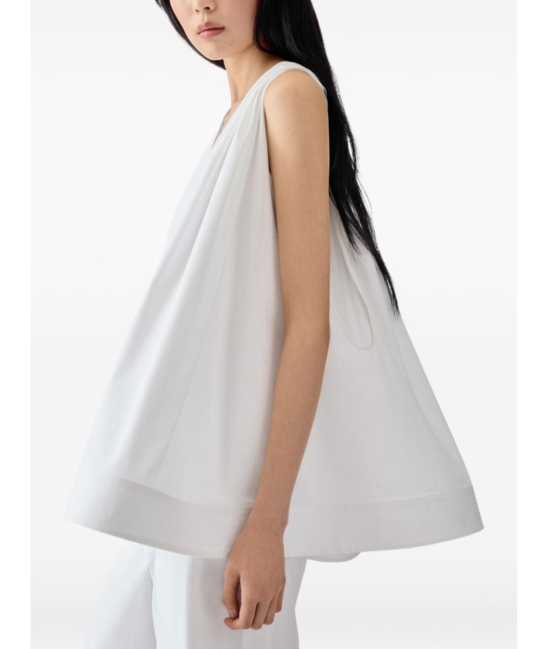 JACQUEMUS Белая хлопковая блузы, фото 5