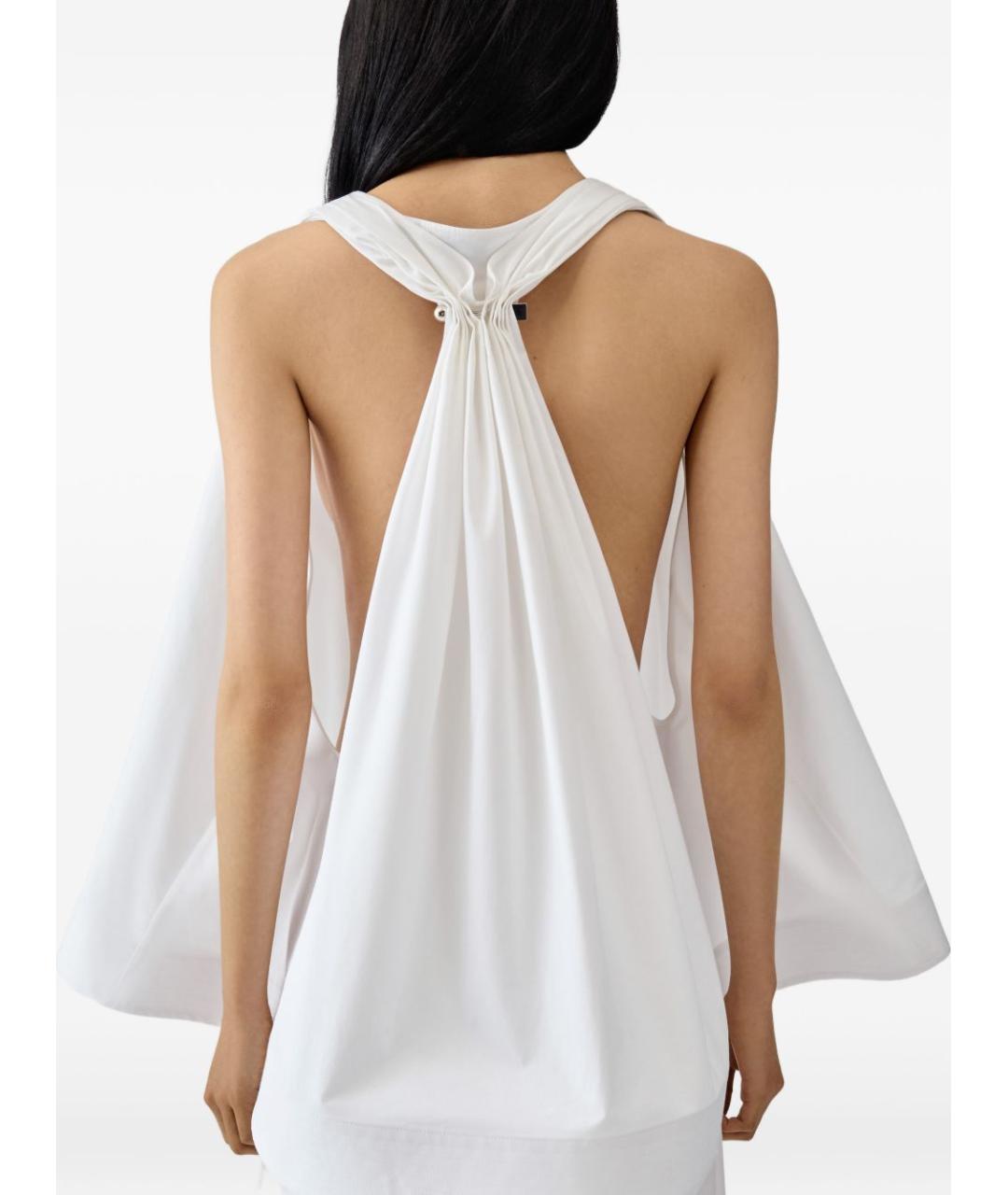 JACQUEMUS Белая хлопковая блузы, фото 4