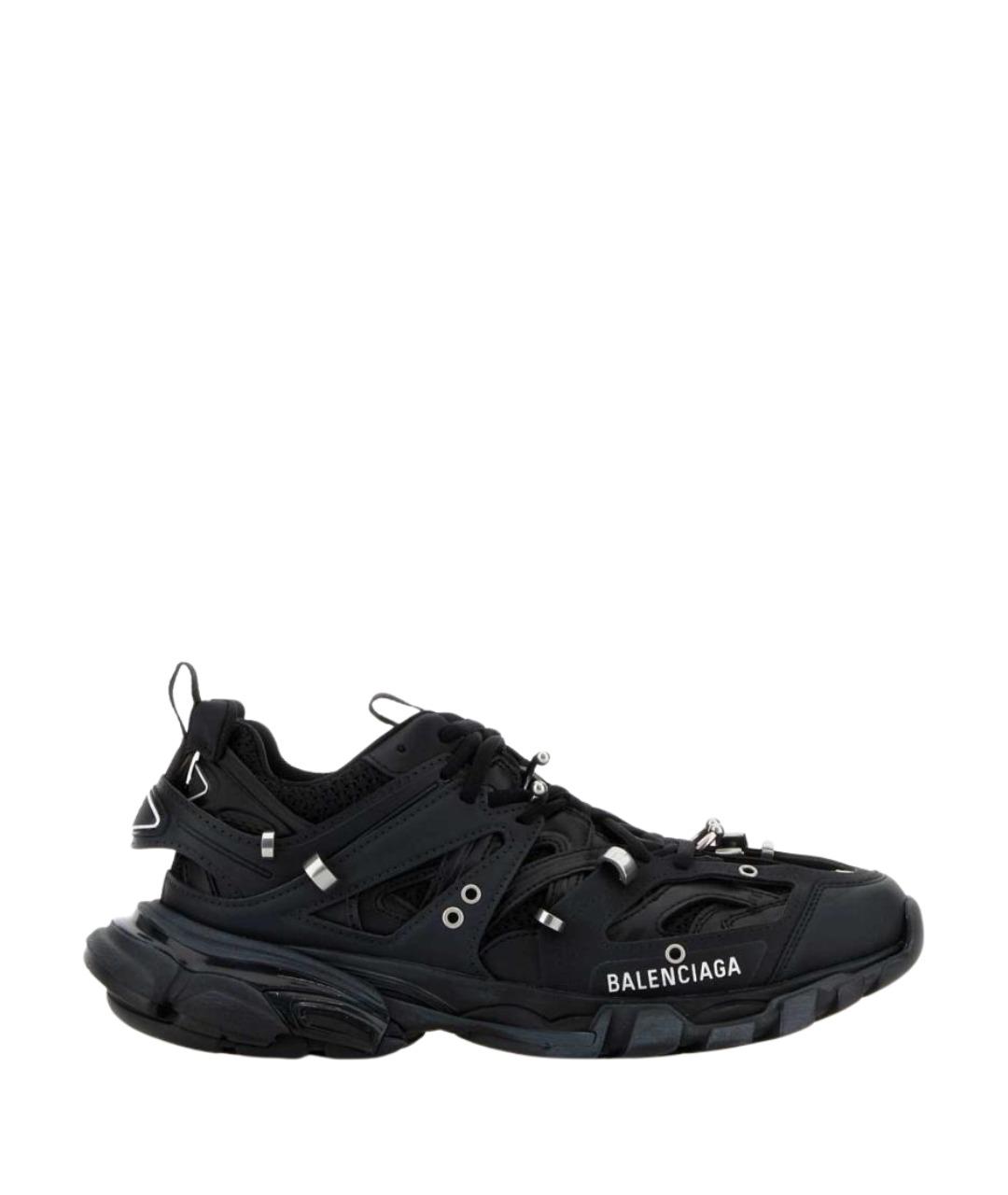 BALENCIAGA Черные синтетические кроссовки, фото 1