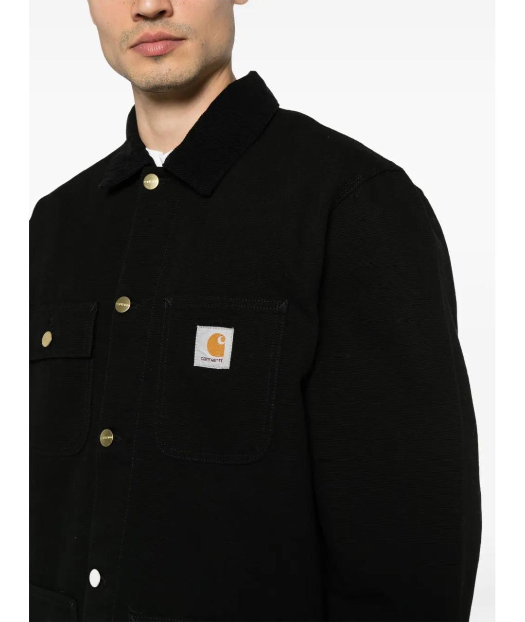 CARHARTT WIP Черная хлопковая куртка, фото 5