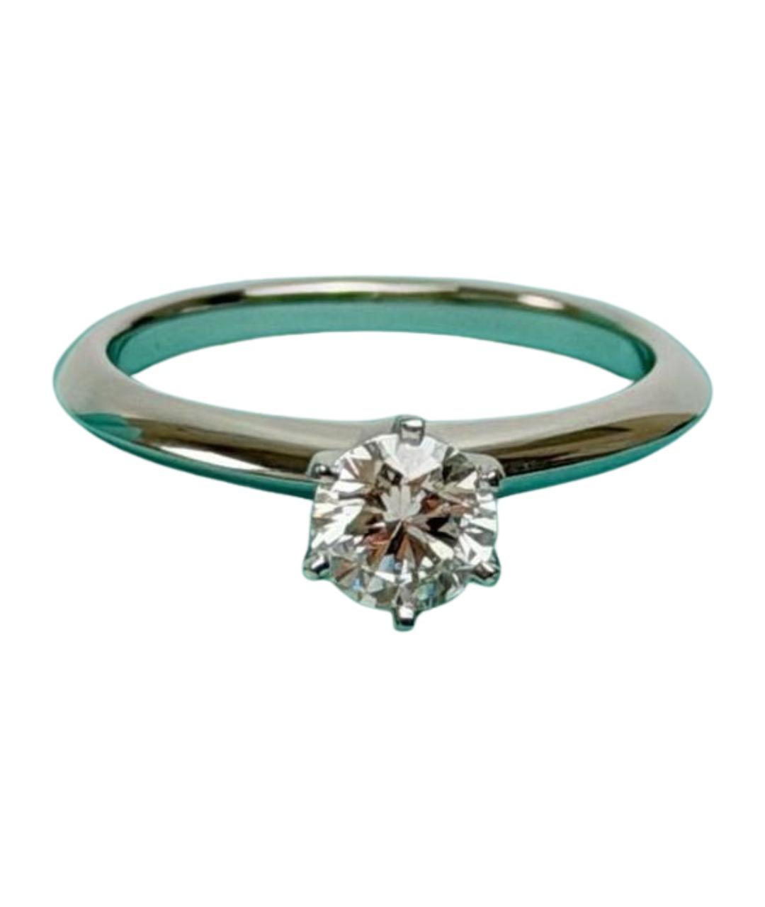 TIFFANY&CO Серебряное платиновое кольцо, фото 1