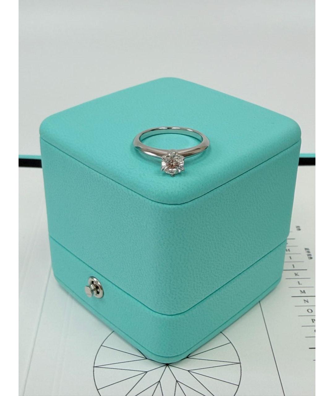 TIFFANY&CO Серебряное платиновое кольцо, фото 5
