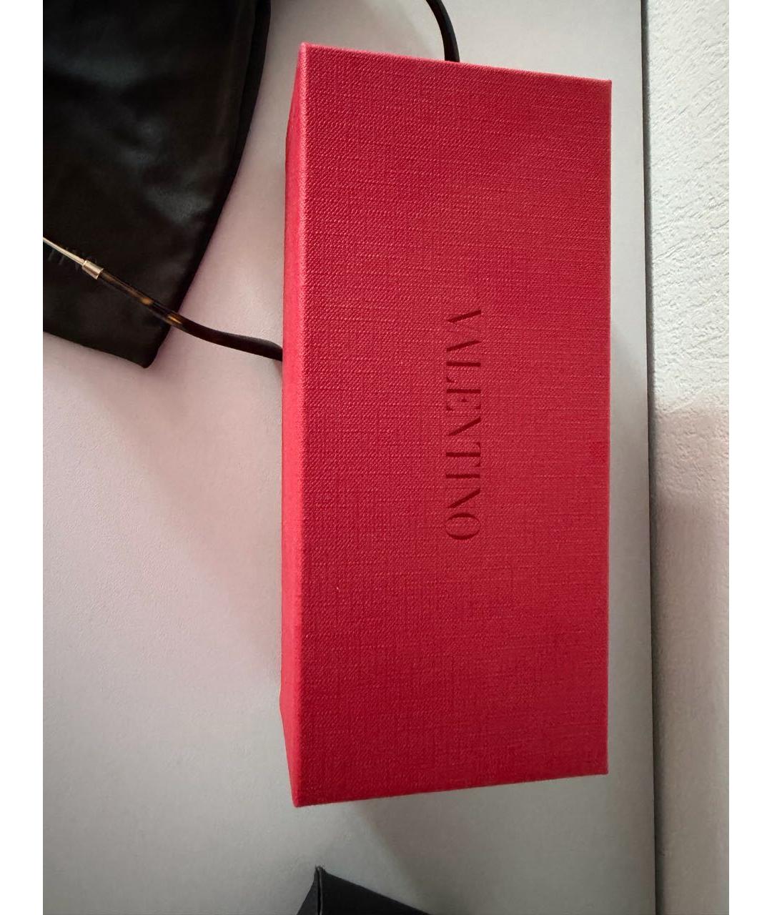 VALENTINO Золотые металлические солнцезащитные очки, фото 4
