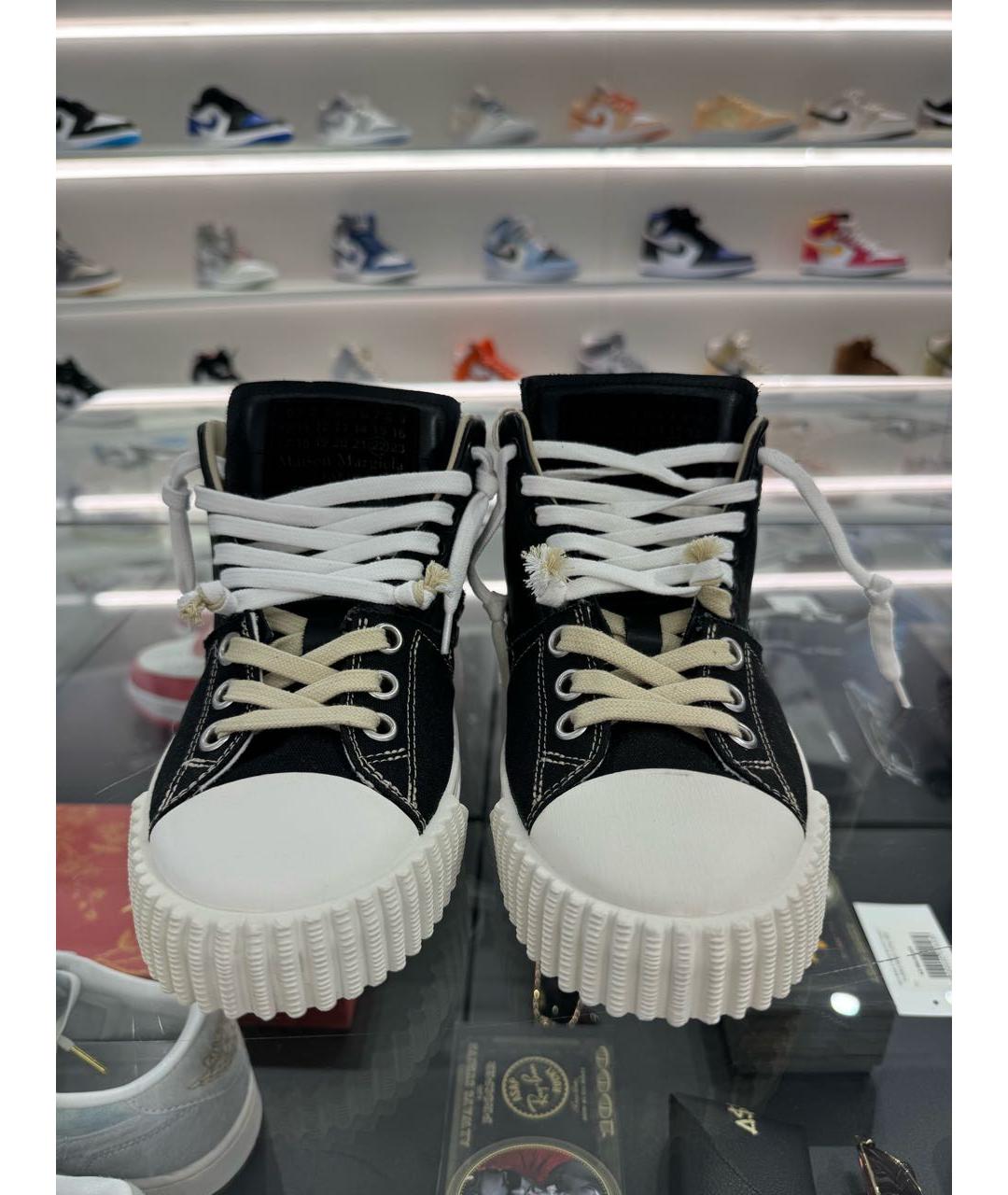 MAISON MARGIELA Черные кеды, фото 2