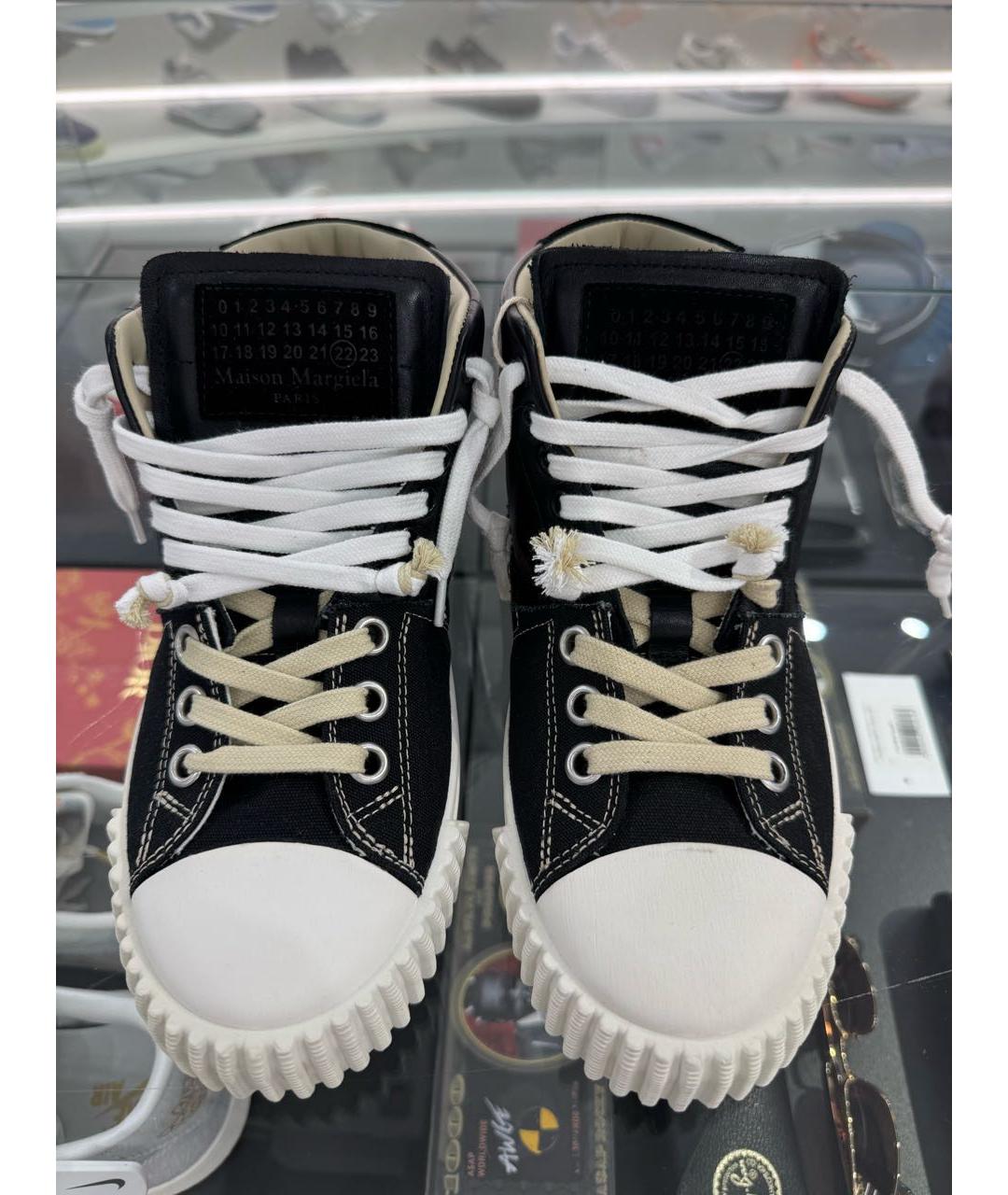 MAISON MARGIELA Черные кеды, фото 3