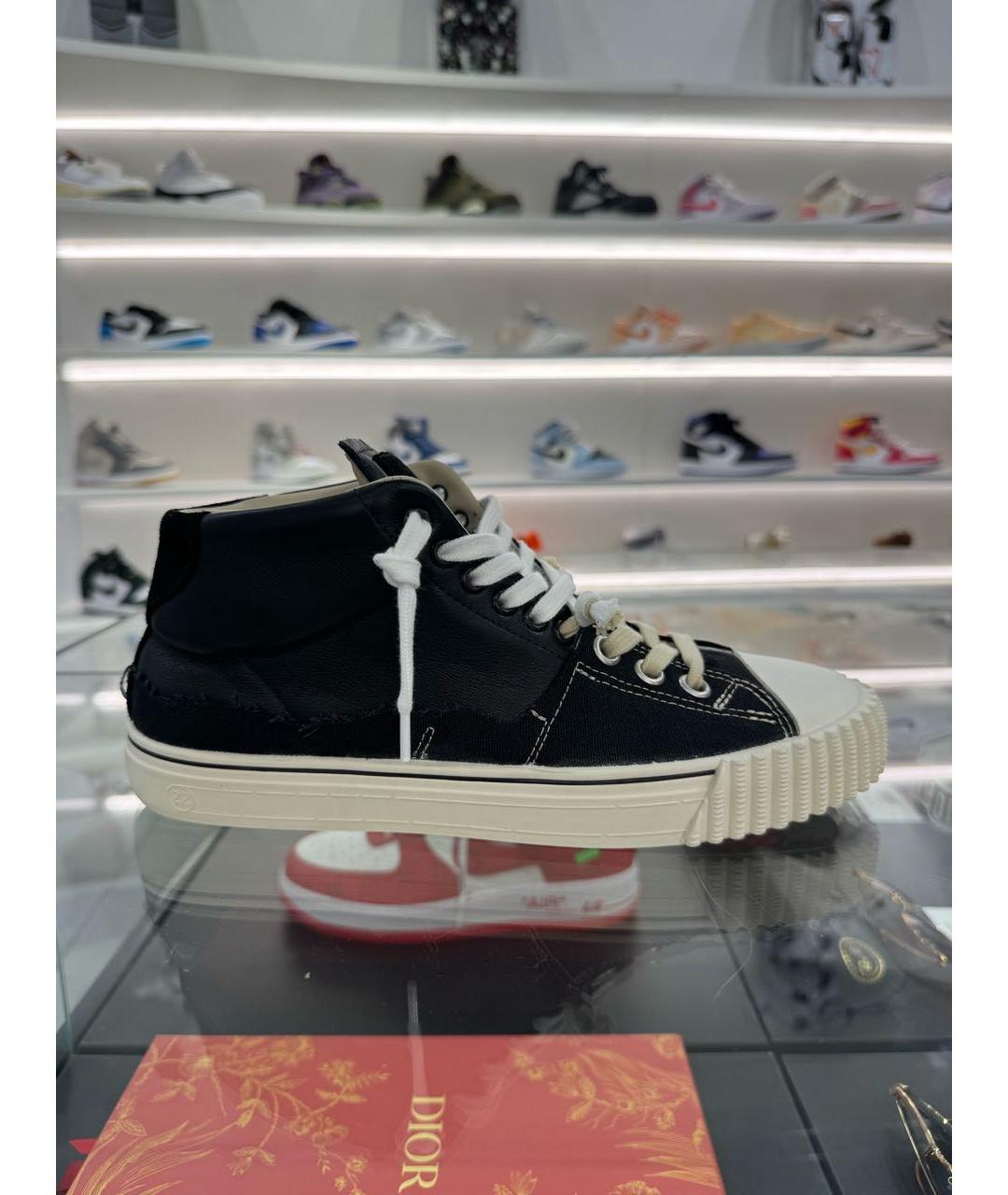 MAISON MARGIELA Черные кеды, фото 5