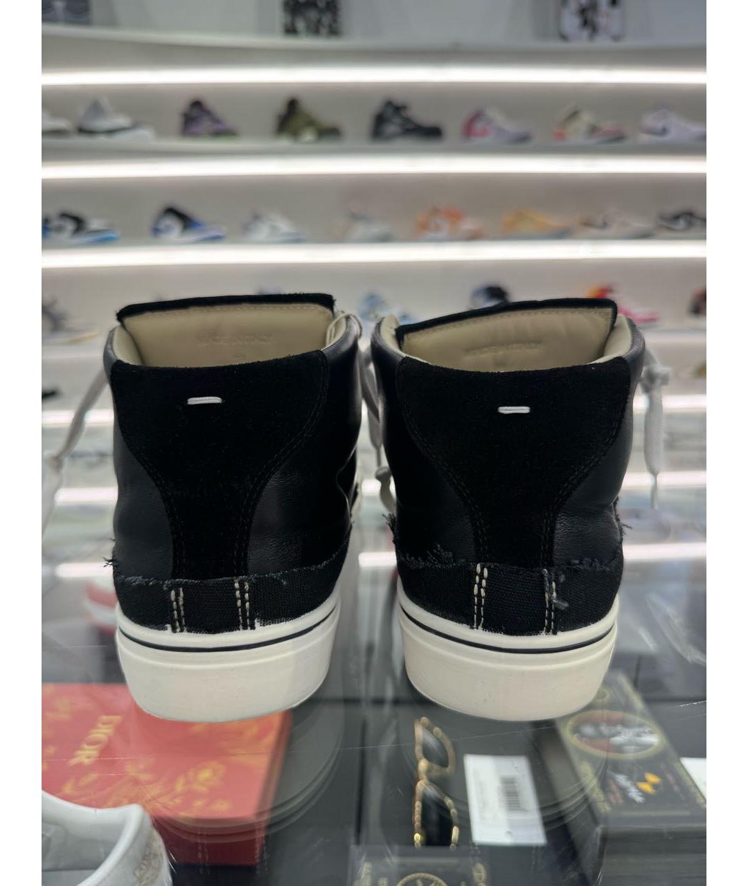 MAISON MARGIELA Черные кеды, фото 4