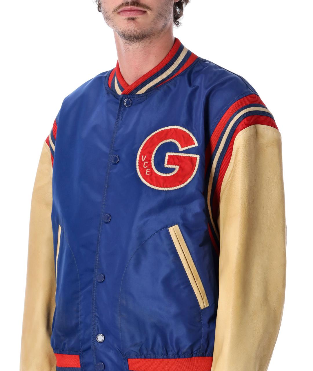 GOLDEN GOOSE Синяя полиамидовая куртка, фото 3