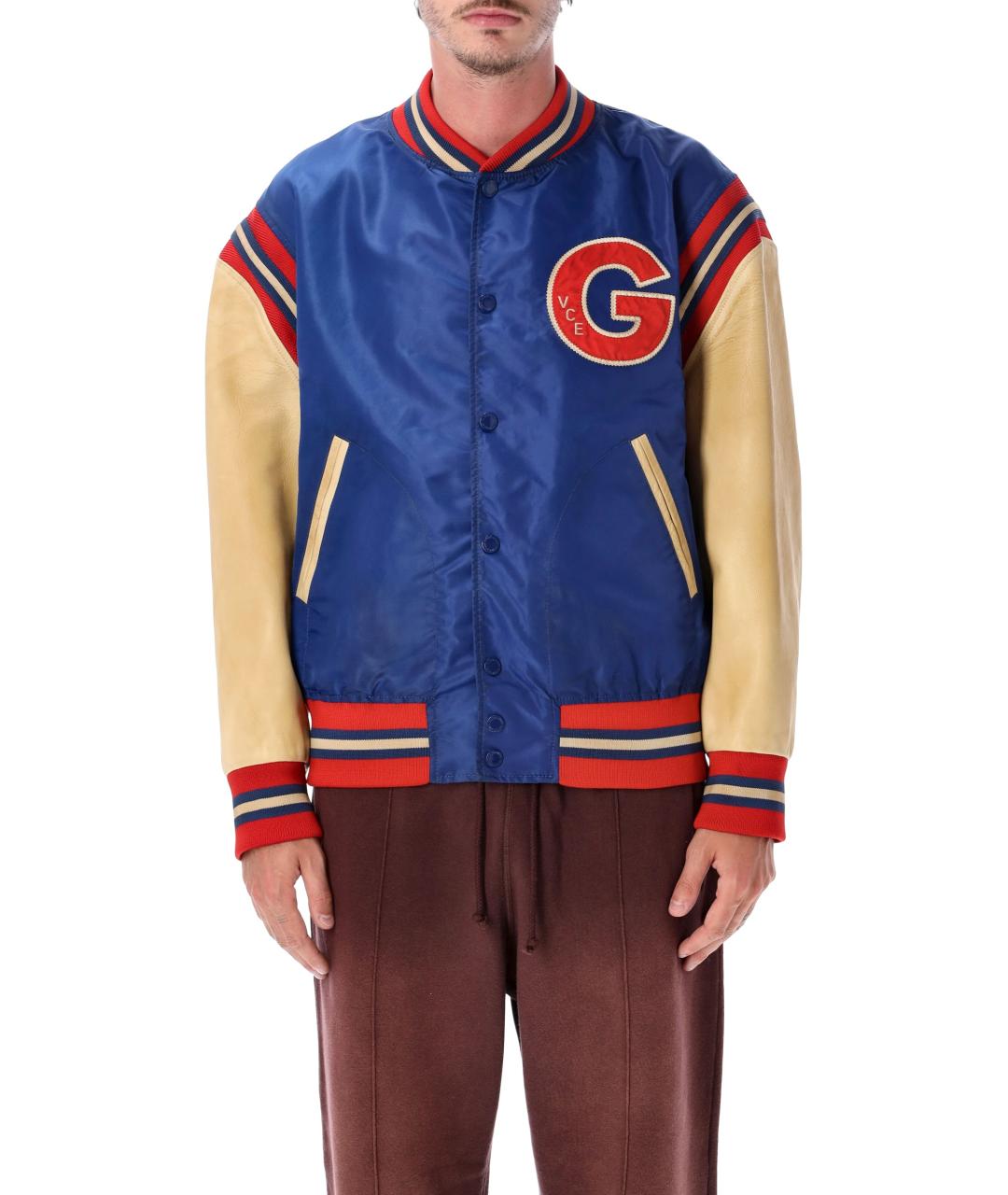 GOLDEN GOOSE Синяя полиамидовая куртка, фото 1