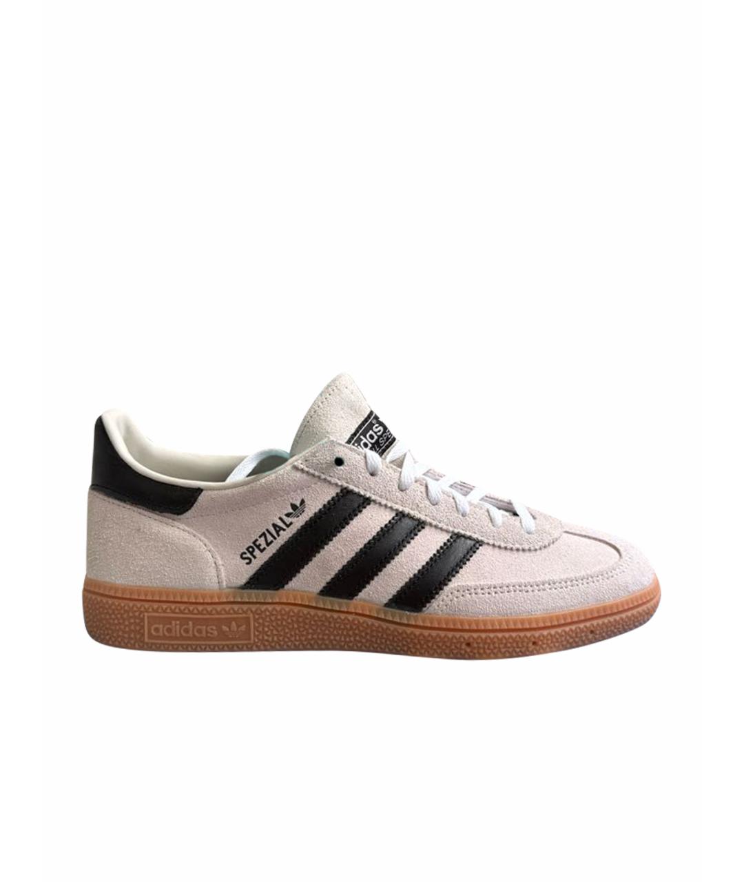 ADIDAS Бежевые замшевые кеды, фото 1