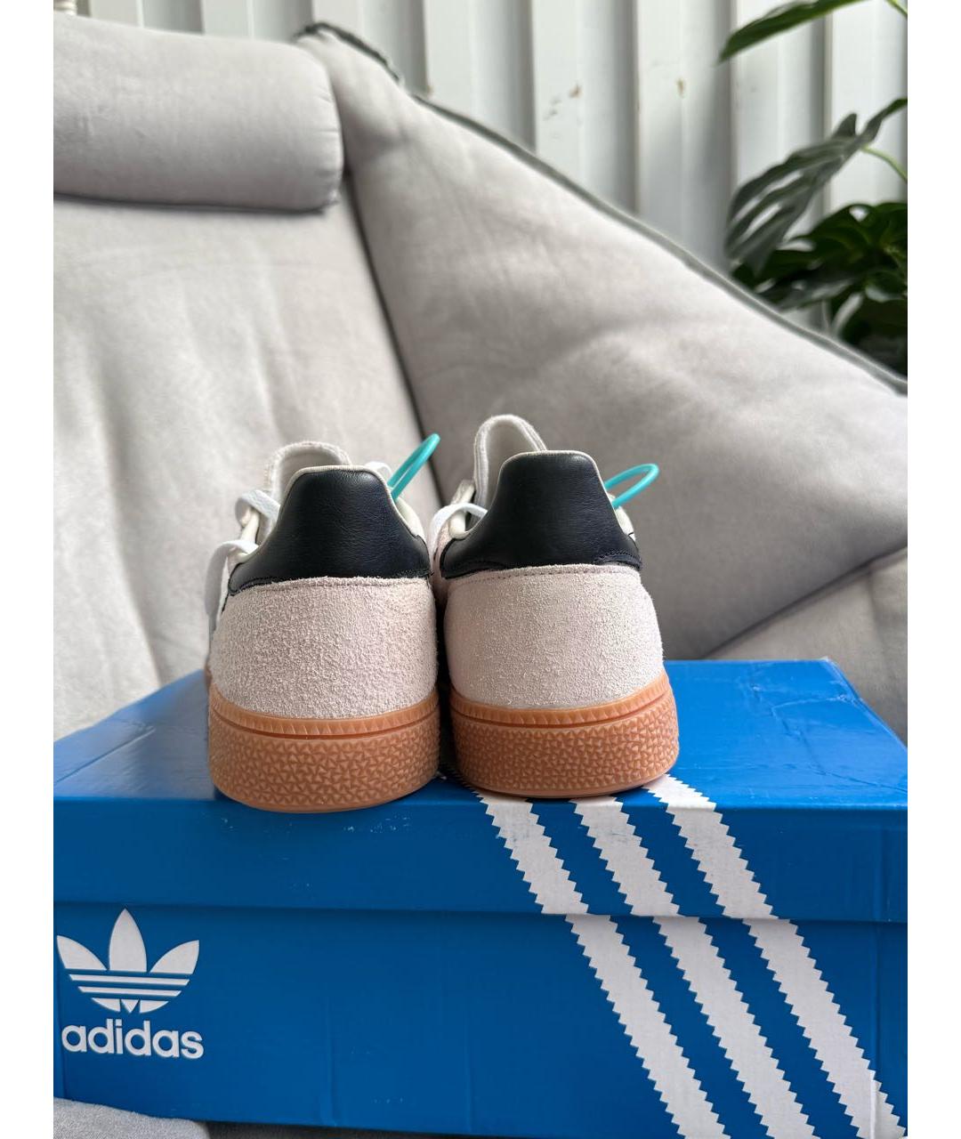 ADIDAS Бежевые замшевые кеды, фото 4
