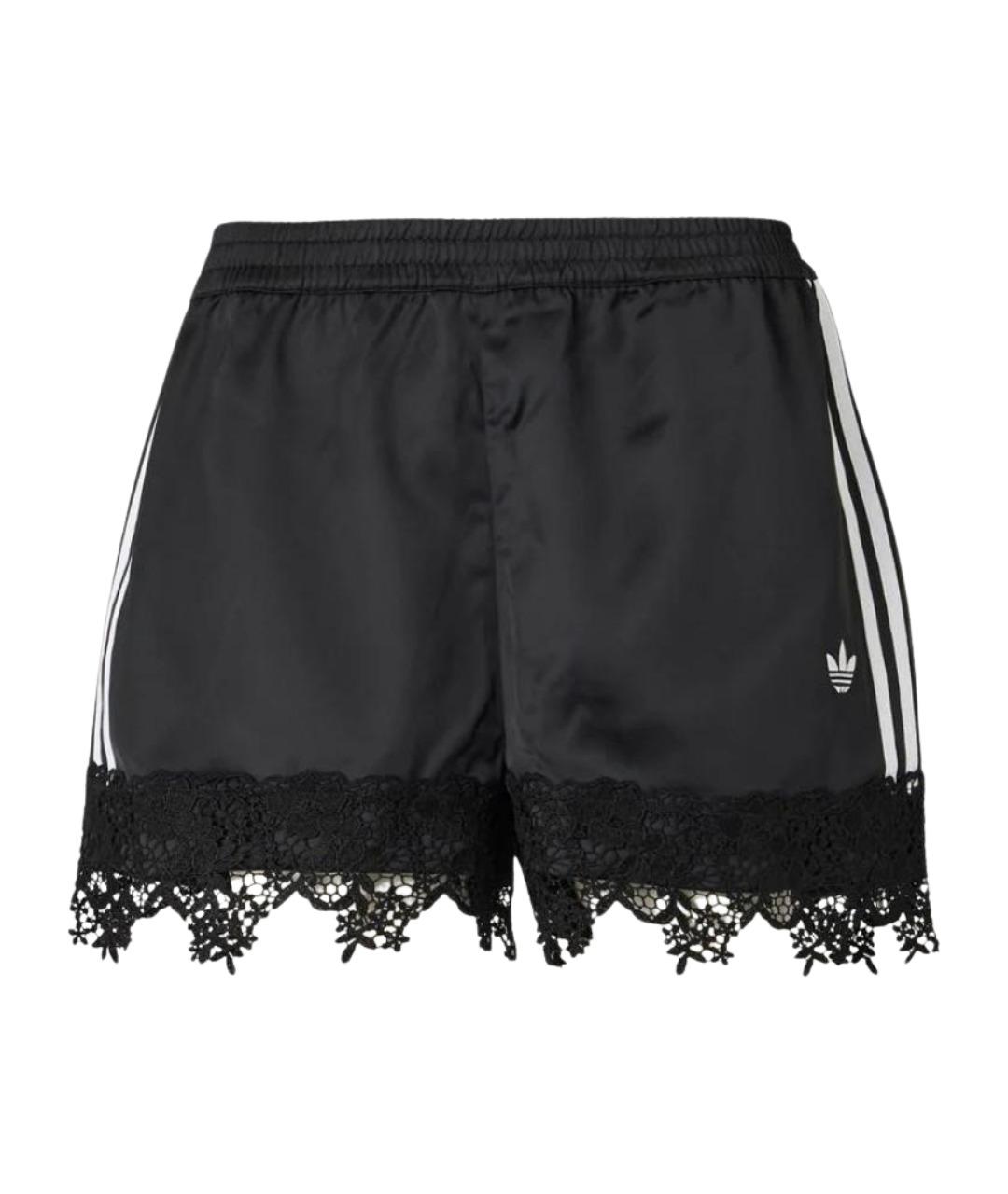 ADIDAS Черные полиэстеровые шорты, фото 1