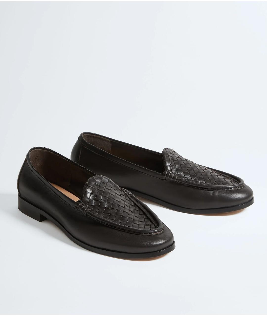 BOTTEGA VENETA Коричневые кожаные лоферы, фото 2