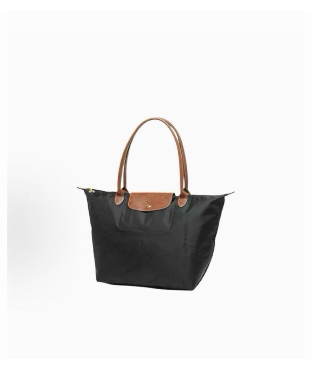 LONGCHAMP Черная сумка тоут, фото 2