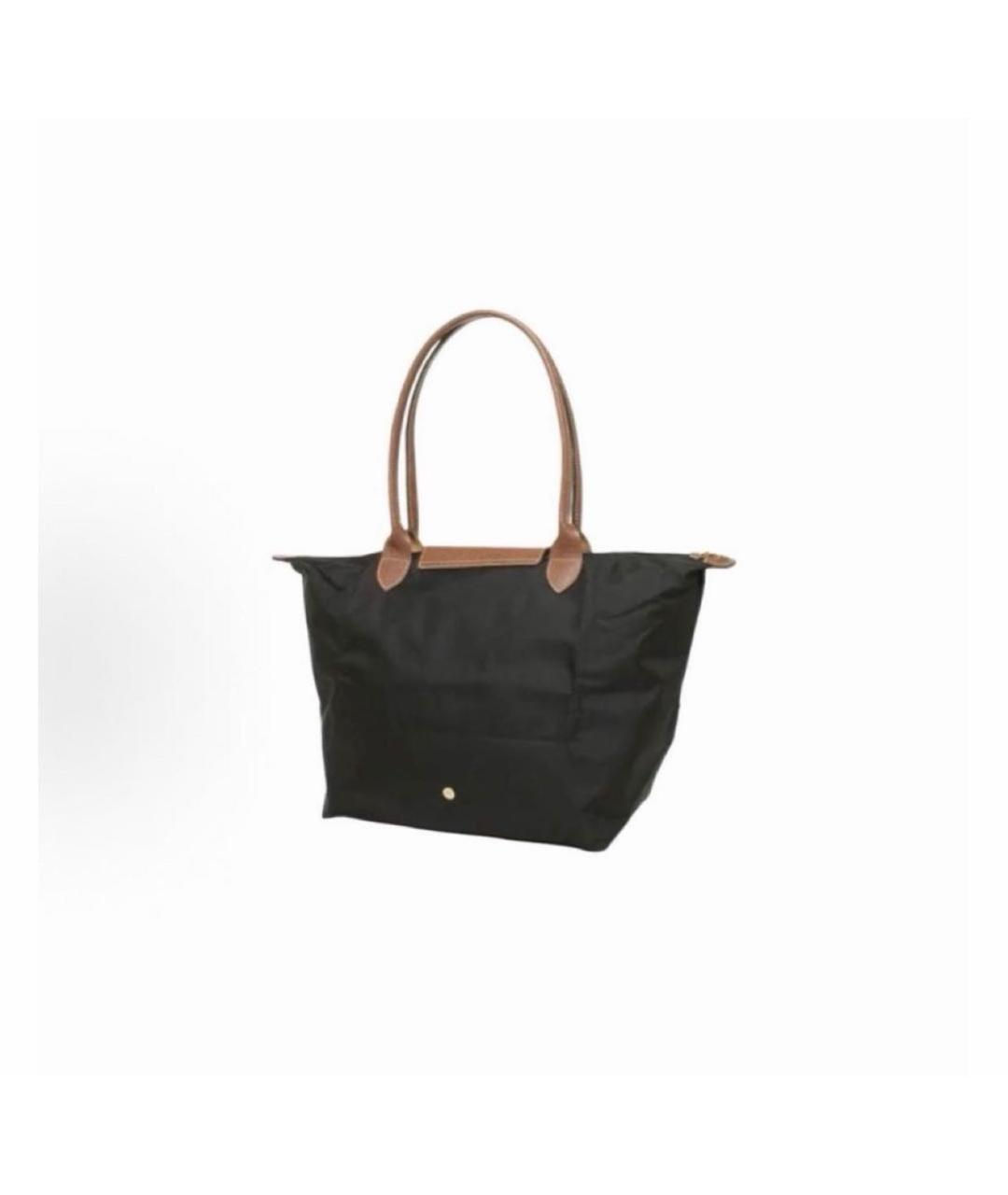 LONGCHAMP Черная сумка тоут, фото 3