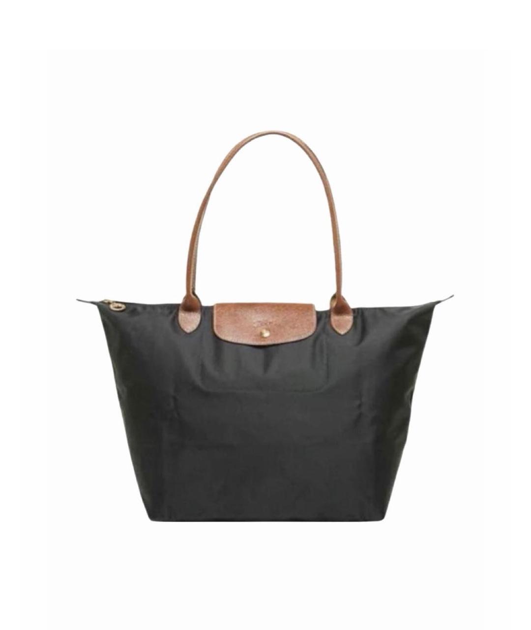 LONGCHAMP Черная сумка тоут, фото 4