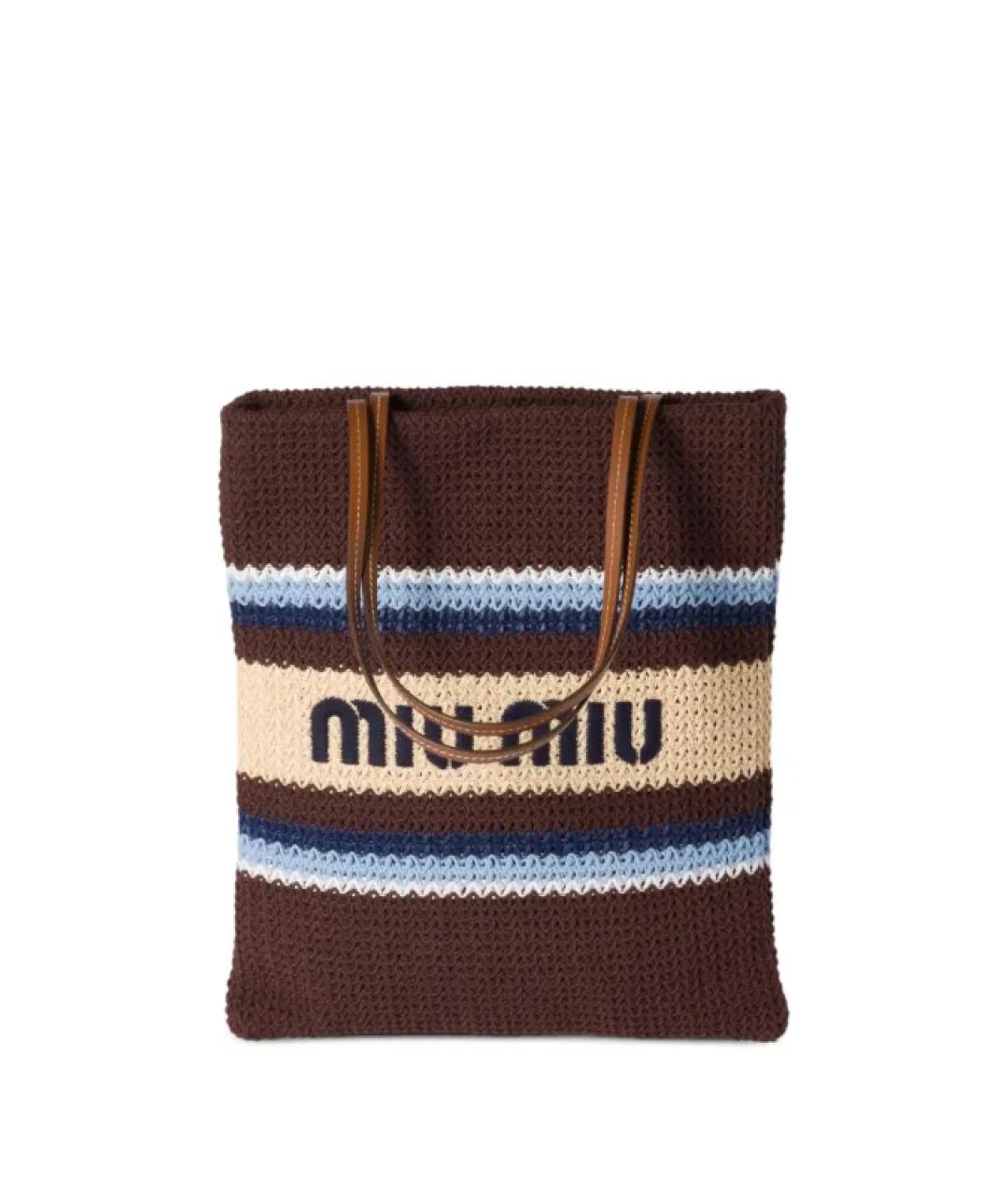 MIU MIU Мульти тканевая сумка с короткими ручками, фото 1