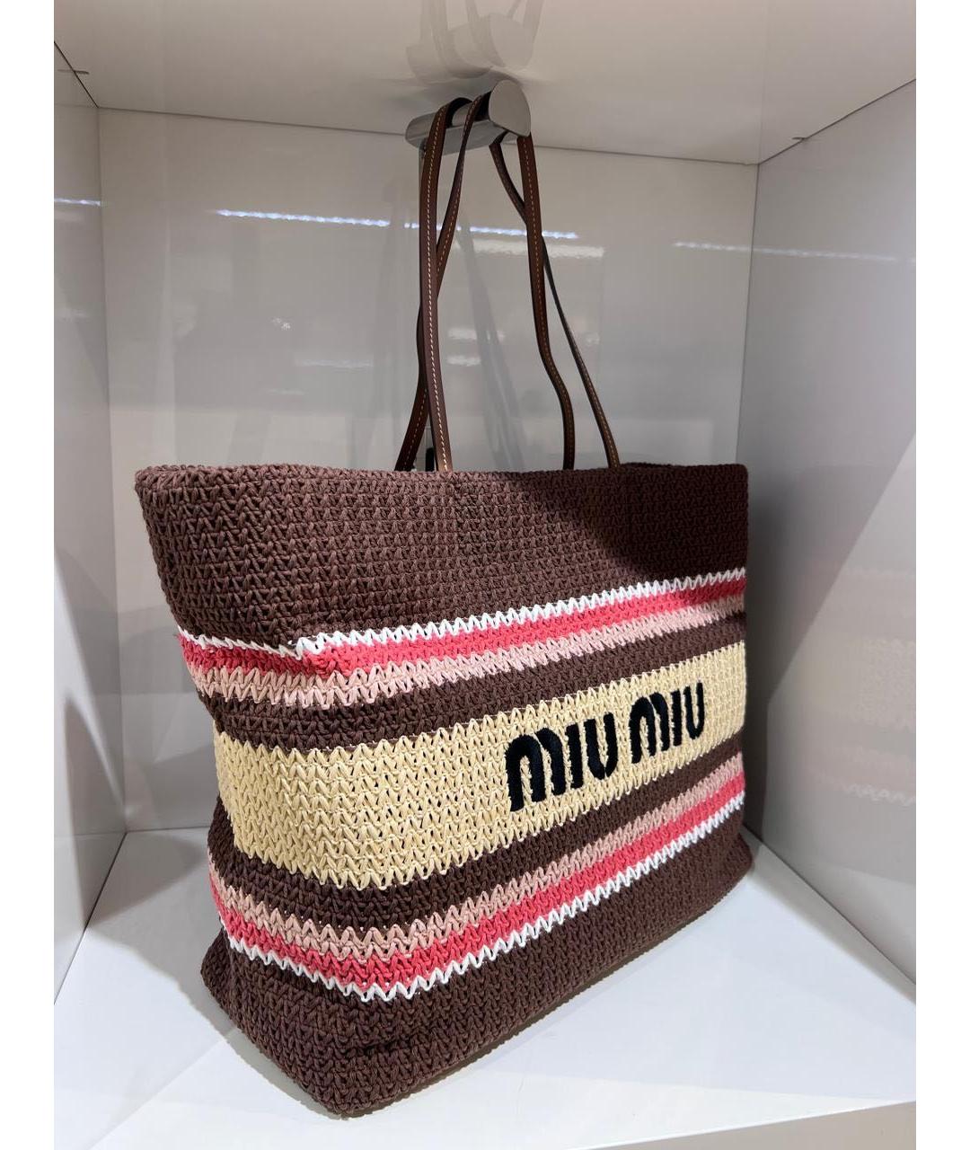 MIU MIU Мульти тканевая сумка тоут, фото 3