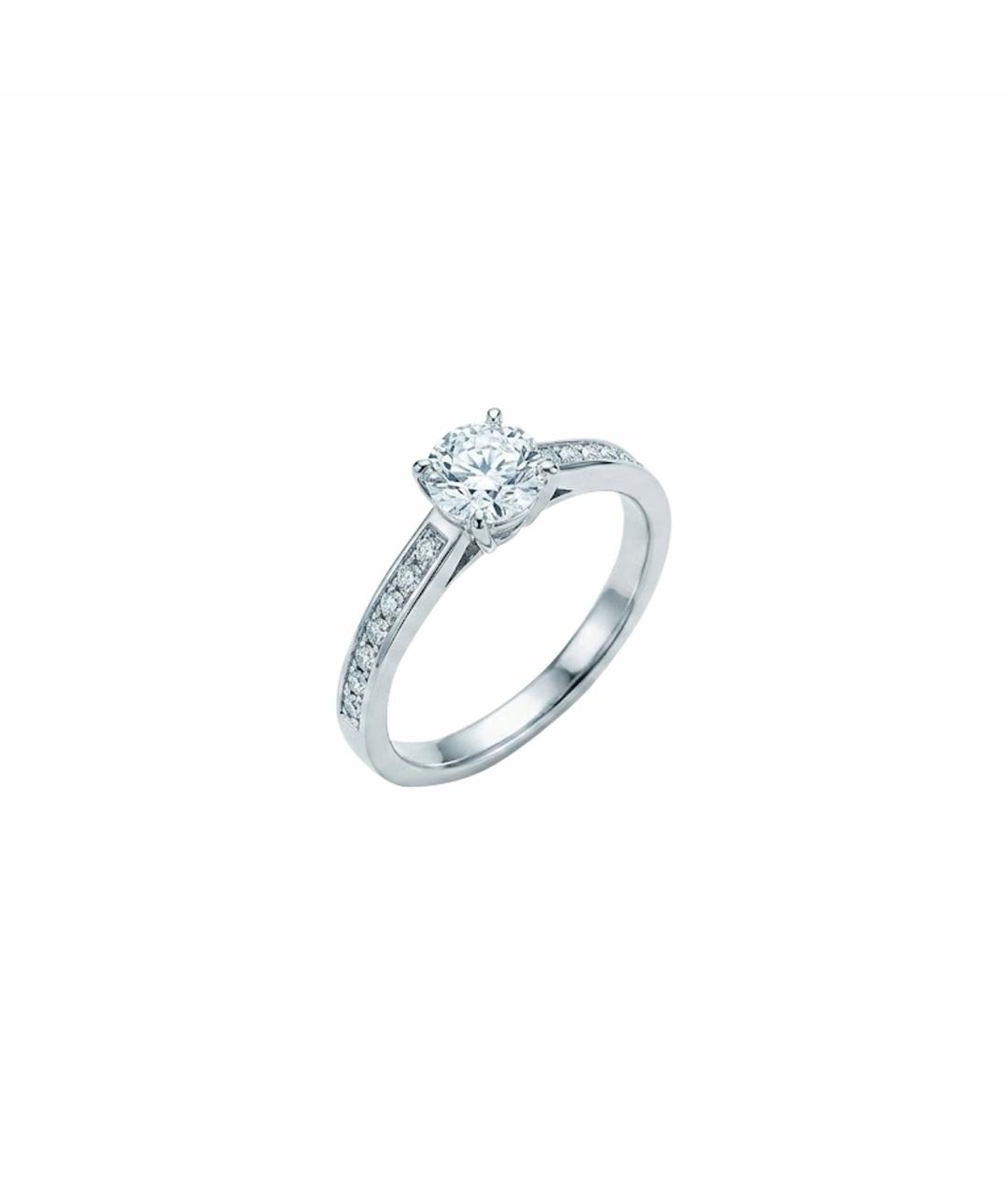 TIFFANY&CO Белое платиновое кольцо, фото 1
