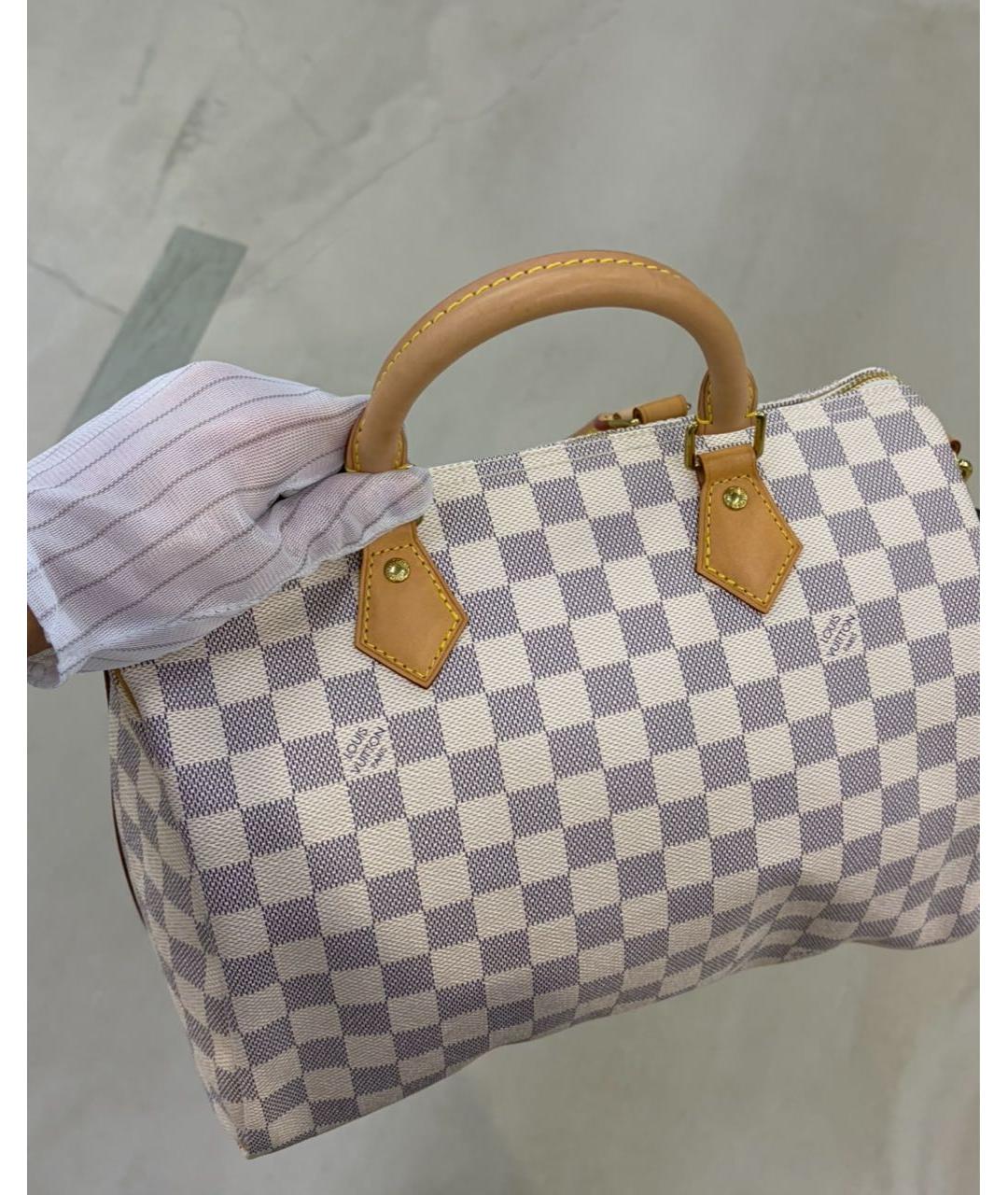 LOUIS VUITTON Бежевая сумка с короткими ручками, фото 3
