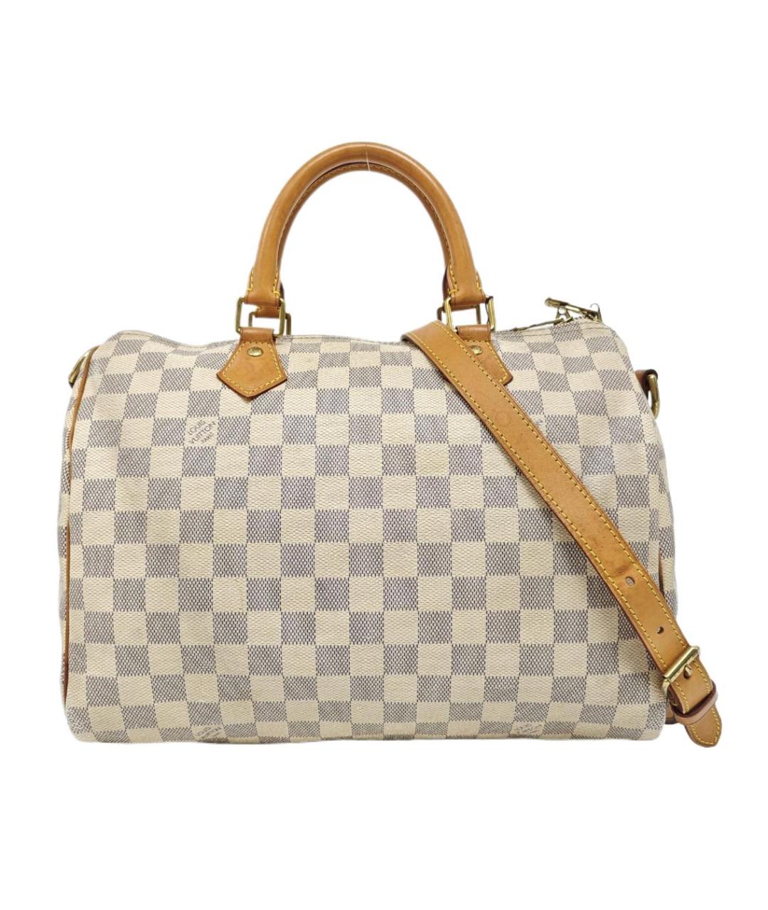 LOUIS VUITTON Бежевая сумка с короткими ручками, фото 6