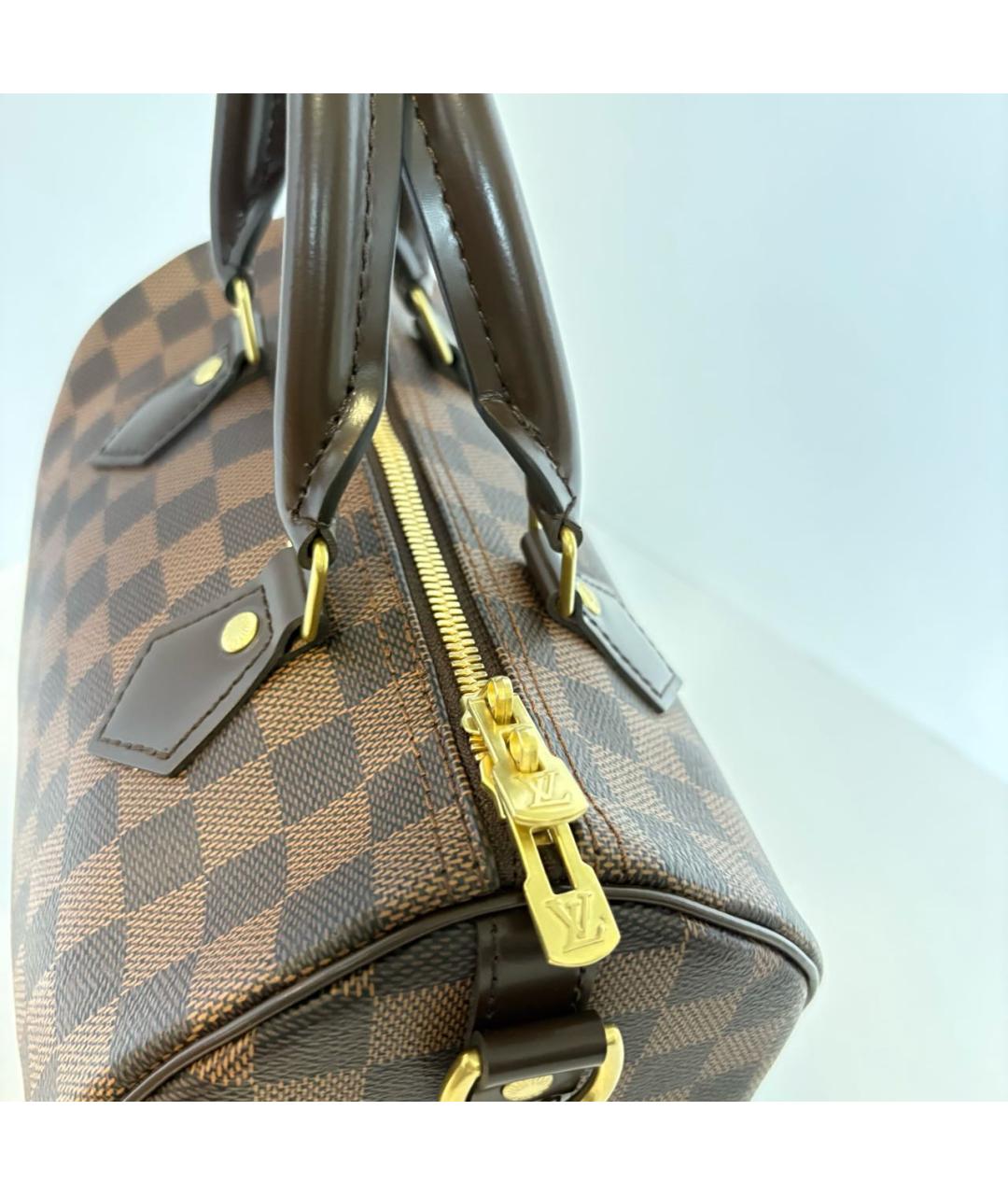 LOUIS VUITTON Коричневая сумка с короткими ручками, фото 2