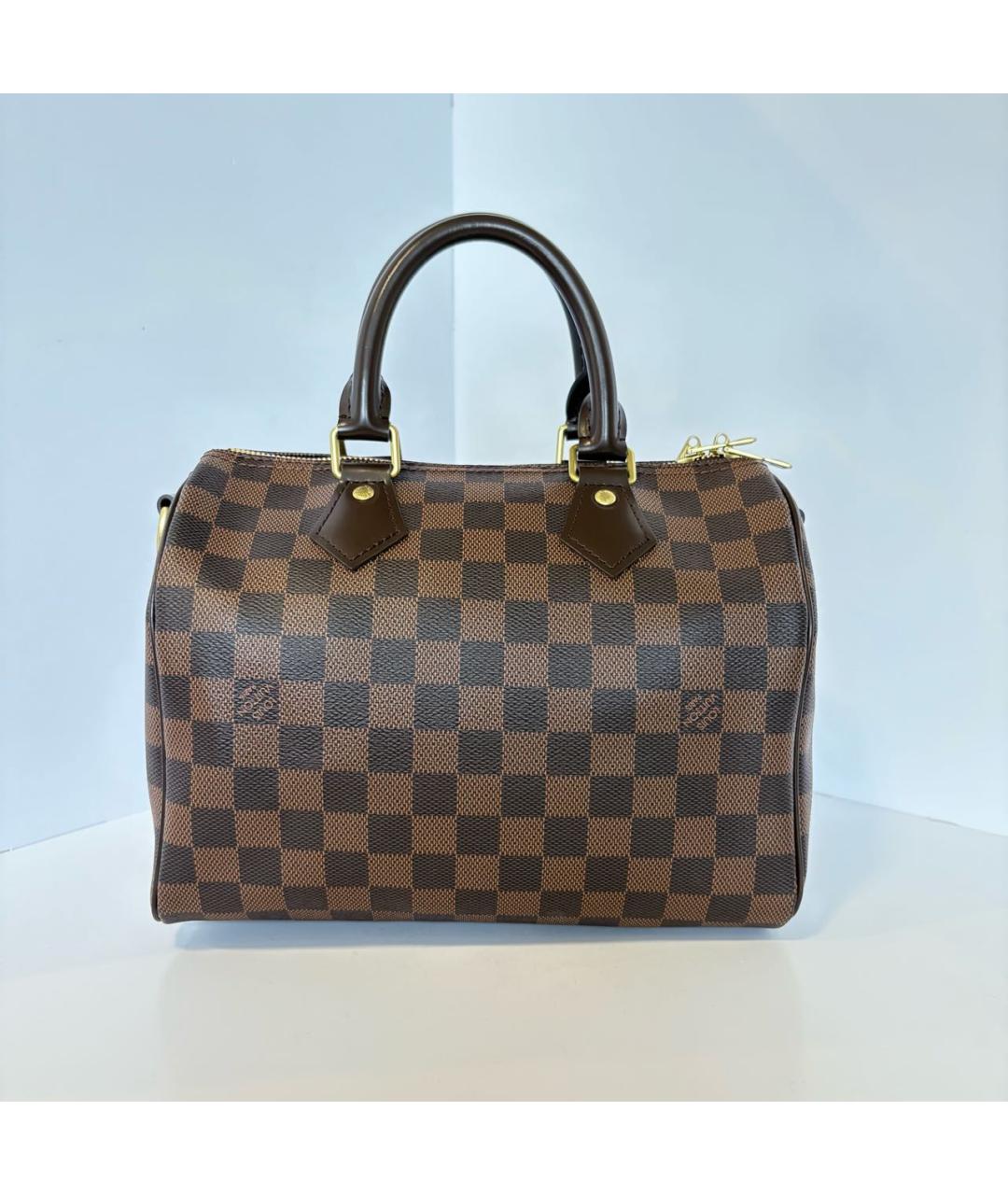 LOUIS VUITTON Коричневая сумка с короткими ручками, фото 3