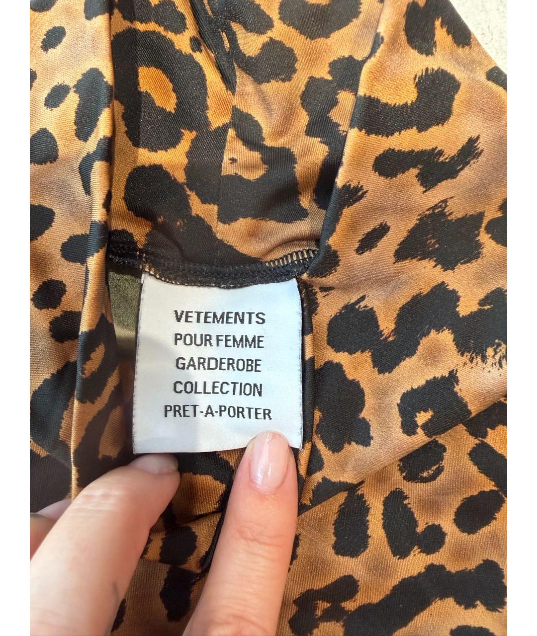 VETEMENTS Полиэстеровая водолазка, фото 3
