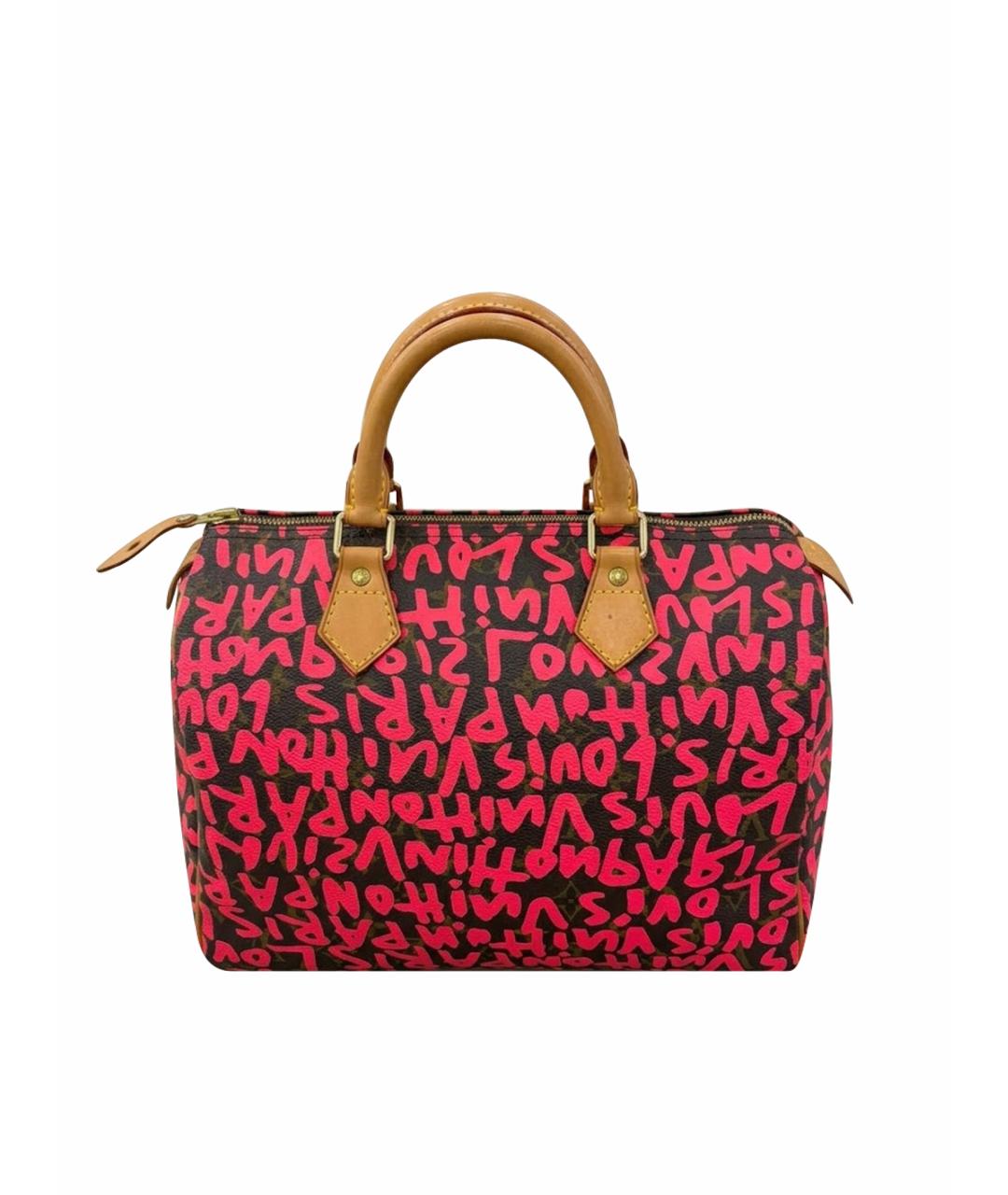 LOUIS VUITTON Красная сумка с короткими ручками, фото 1