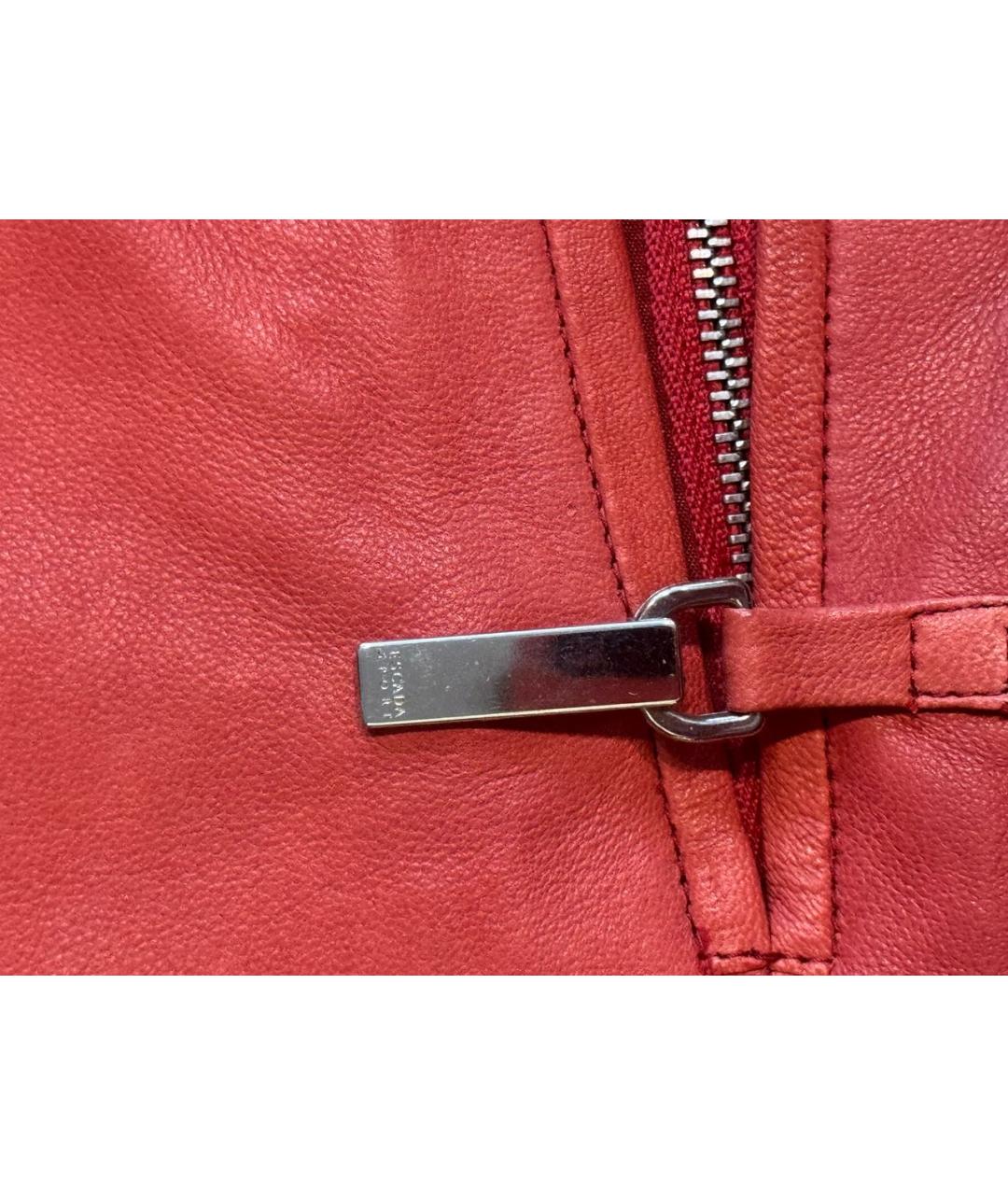 ESCADA Розовое кожаное повседневное платье, фото 8