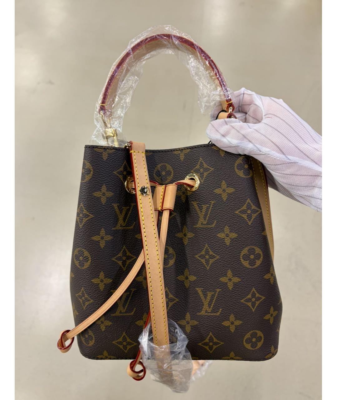 LOUIS VUITTON Коричневая сумка через плечо, фото 5