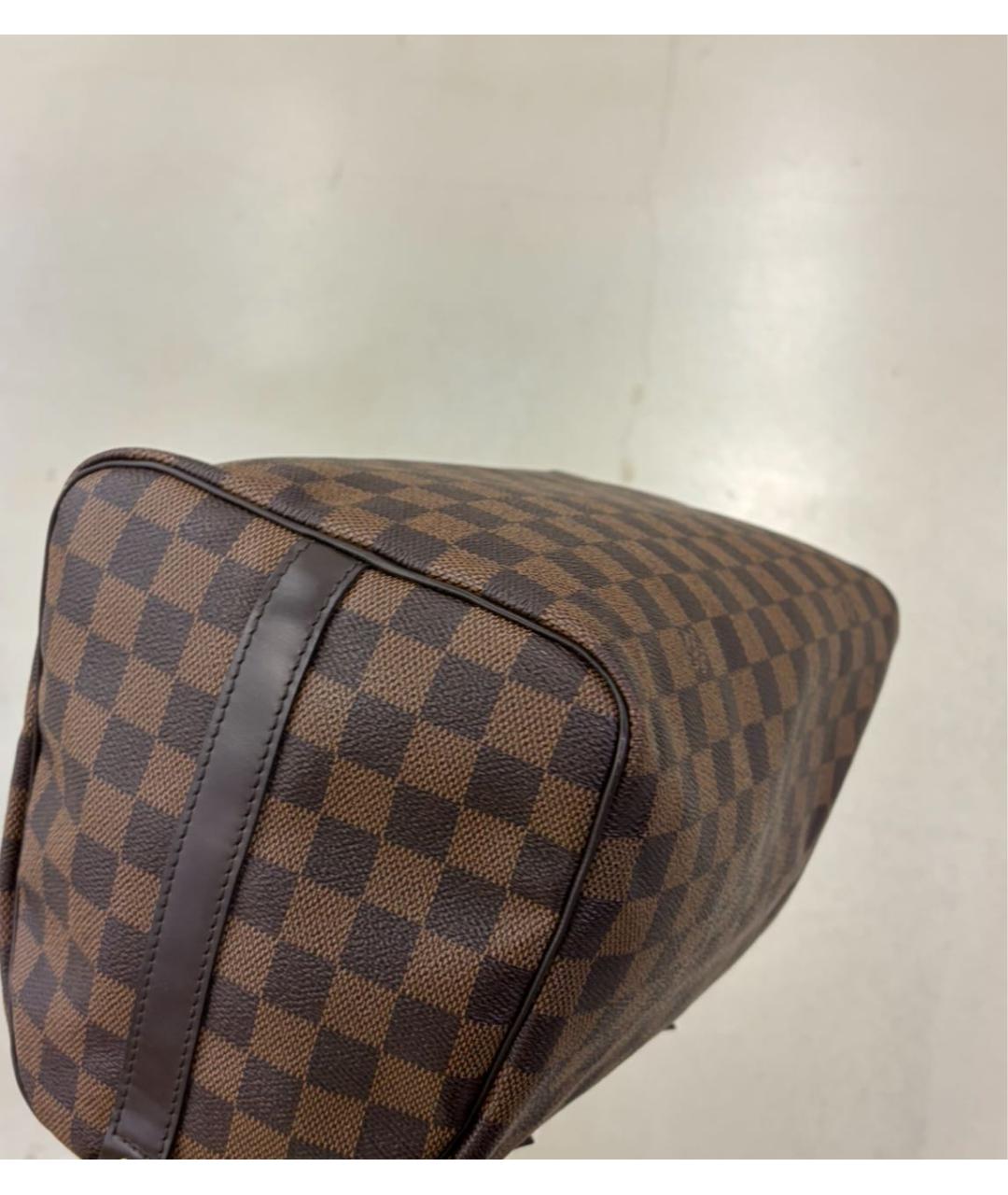 LOUIS VUITTON Коричневая сумка с короткими ручками, фото 4
