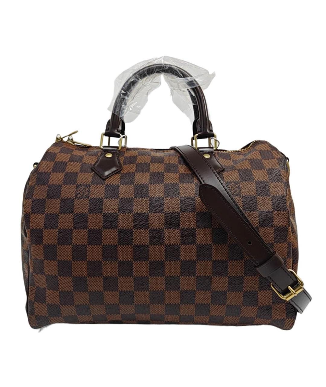 LOUIS VUITTON Коричневая сумка с короткими ручками, фото 5