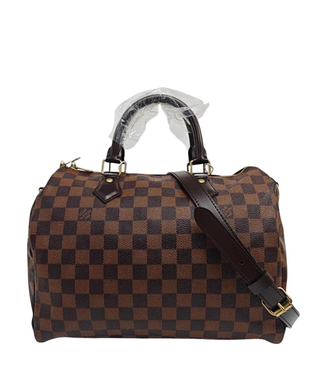 LOUIS VUITTON Коричневая сумка с короткими ручками, фото 1