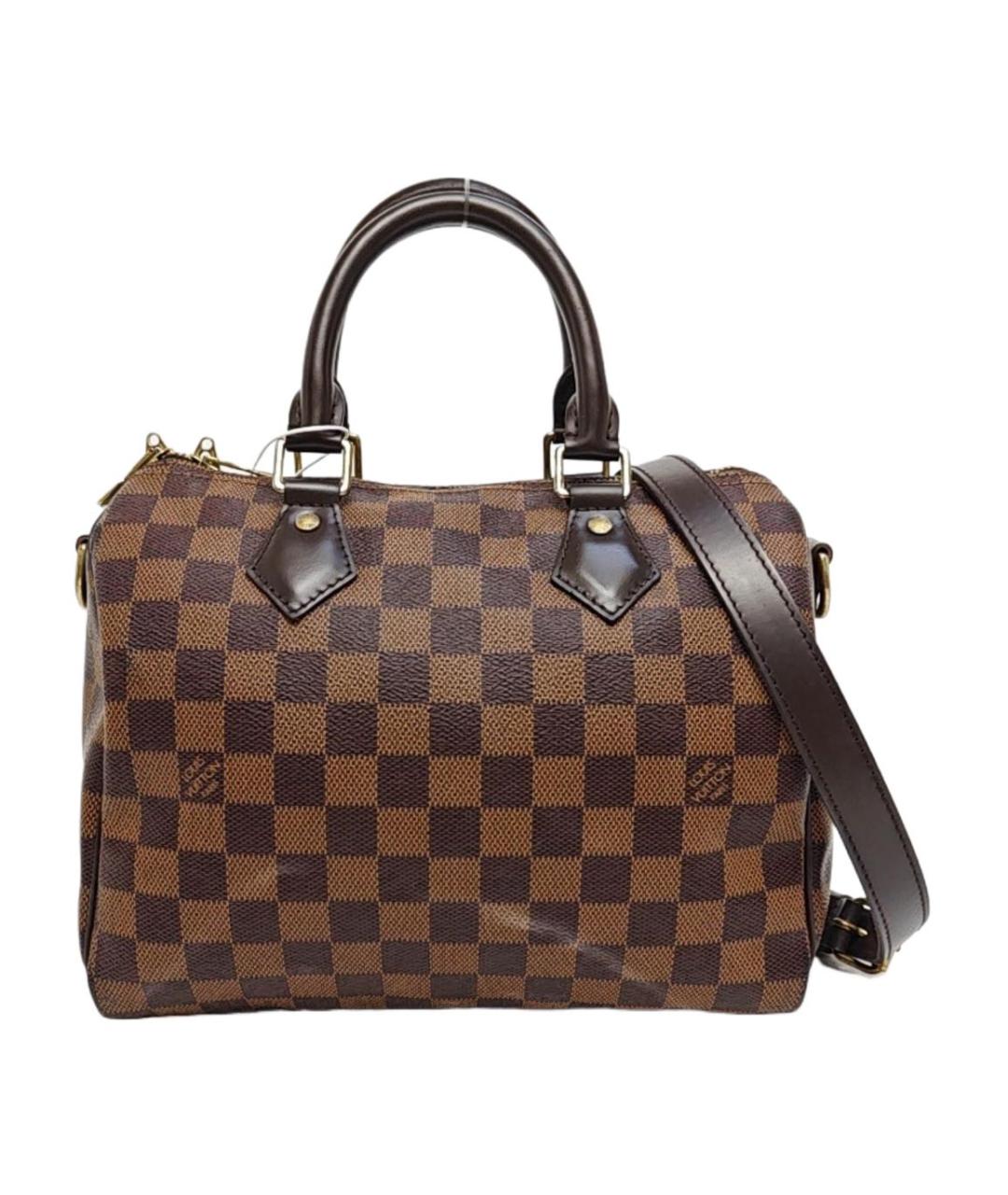LOUIS VUITTON Коричневая сумка с короткими ручками, фото 5