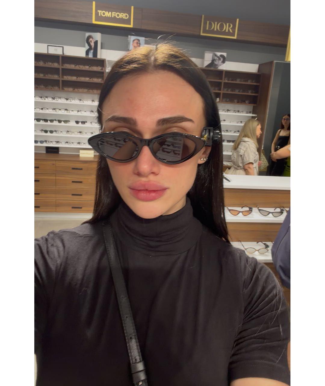 FENDI Серебряные металлические солнцезащитные очки, фото 7
