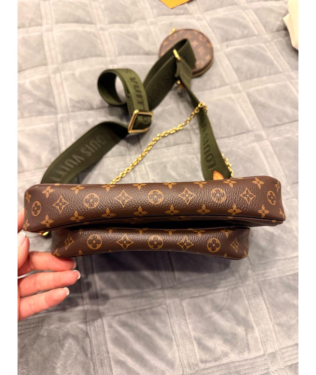 LOUIS VUITTON Коричневая сумка через плечо, фото 4