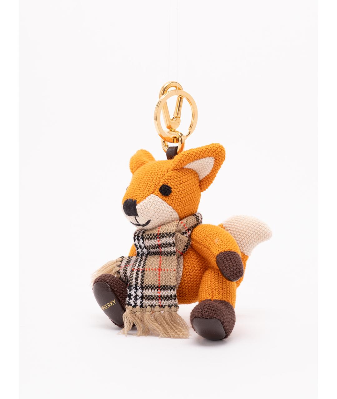 BURBERRY Оранжевый брелок, фото 3
