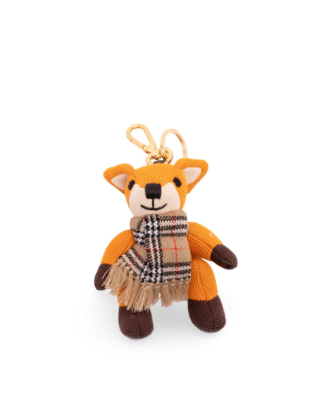 BURBERRY Оранжевый брелок, фото 1